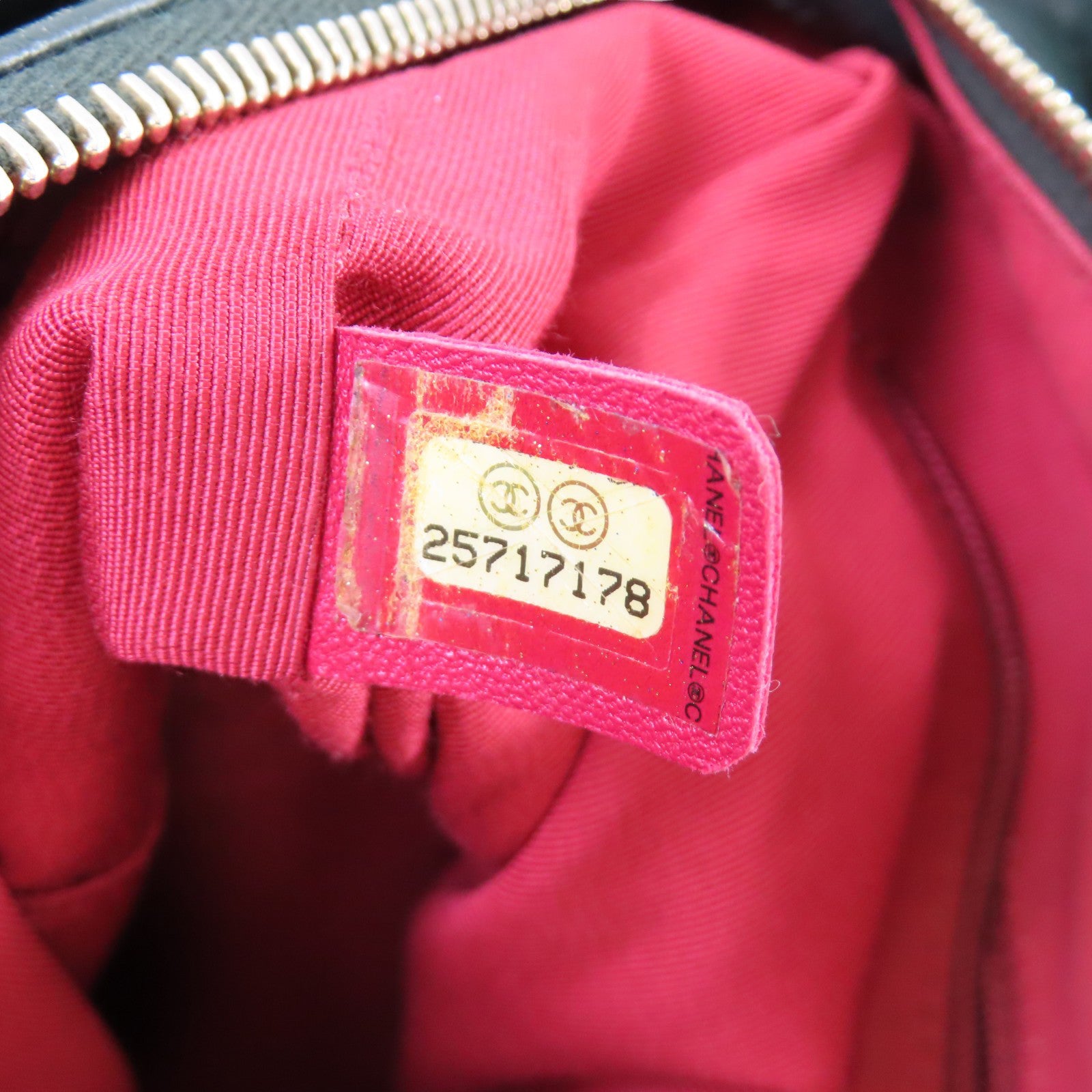 CHANEL CC SHW Gabrielle Chain Shoulder Bag Crossbody Calfskin Leather A93824