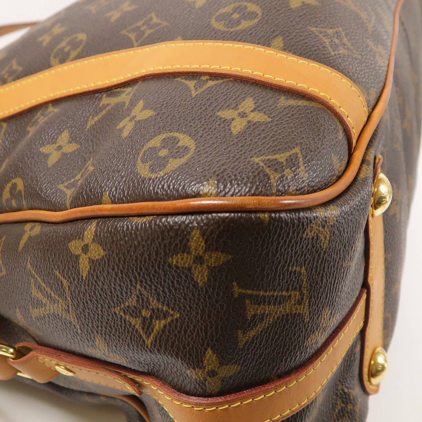 LOUIS VUITTON LV GHW Stresa GM Shoulder Bag M51188 Monogram Brown