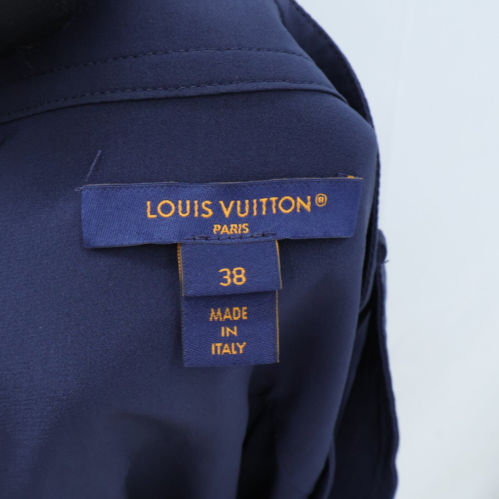 LOUIS VUITTON Long-Sleeved Epaulet Shirt連身裙