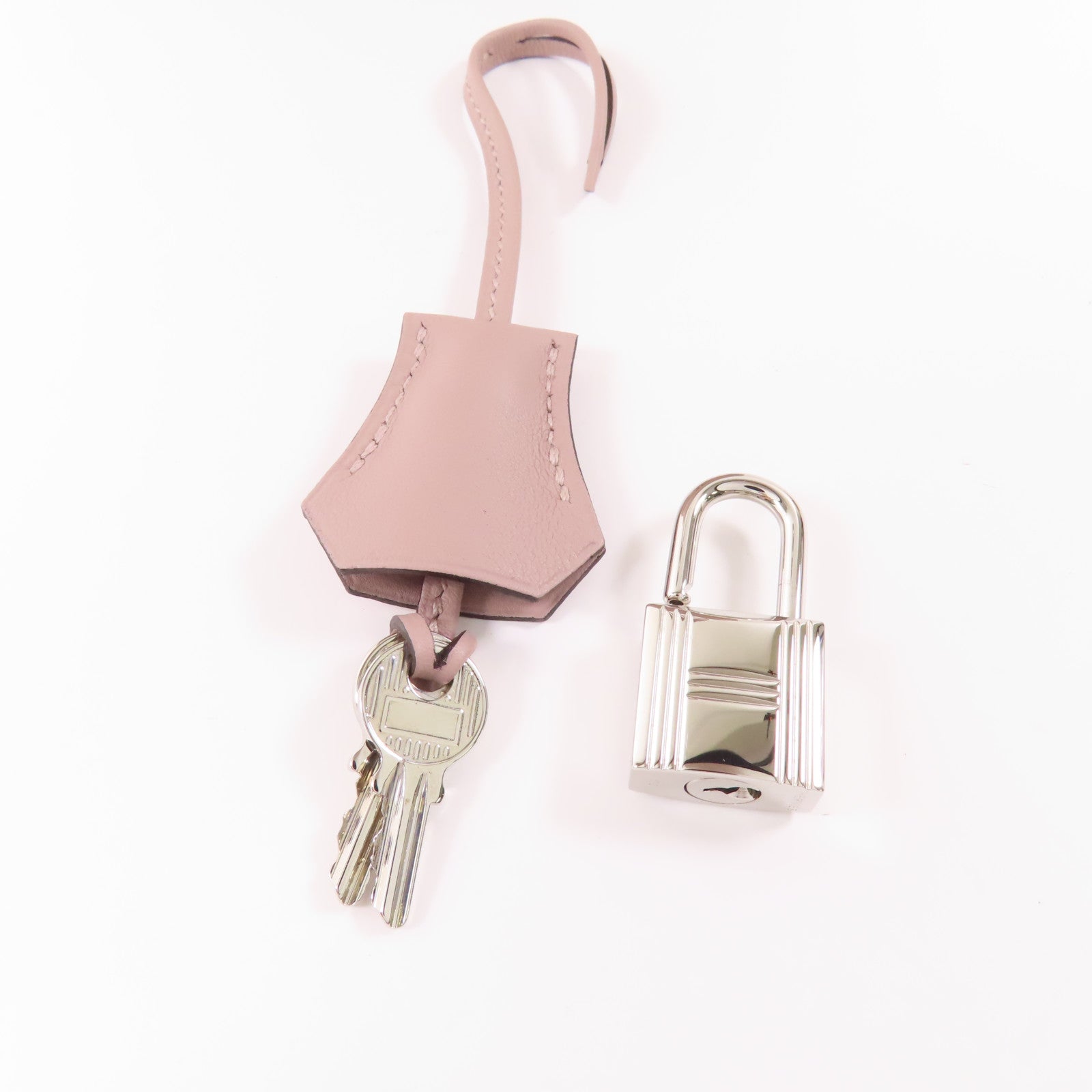 HERMES Swift皮革Bolide Secret銀扣手挽袋4W Glycine
