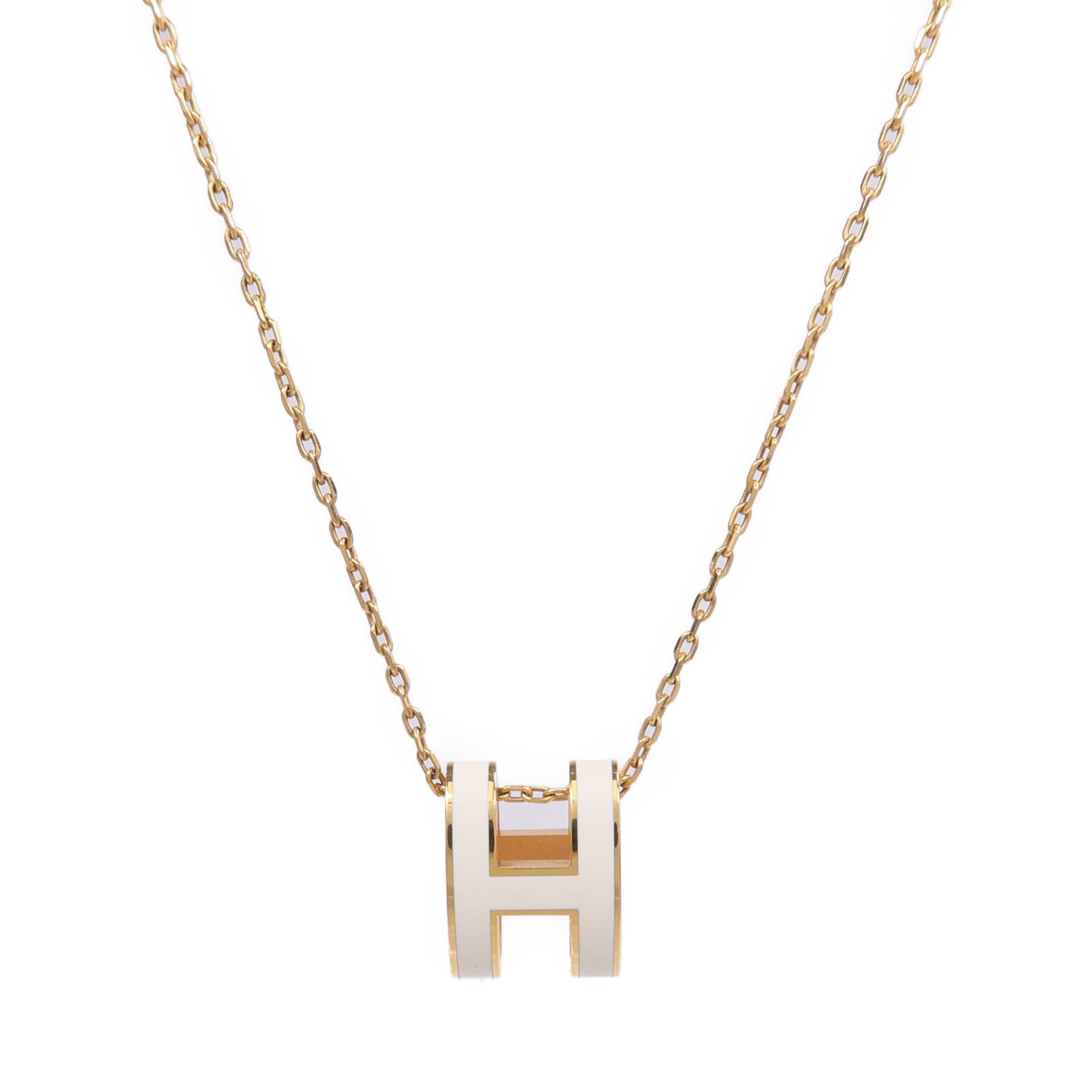 HERMES 金屬Pop H項鍊