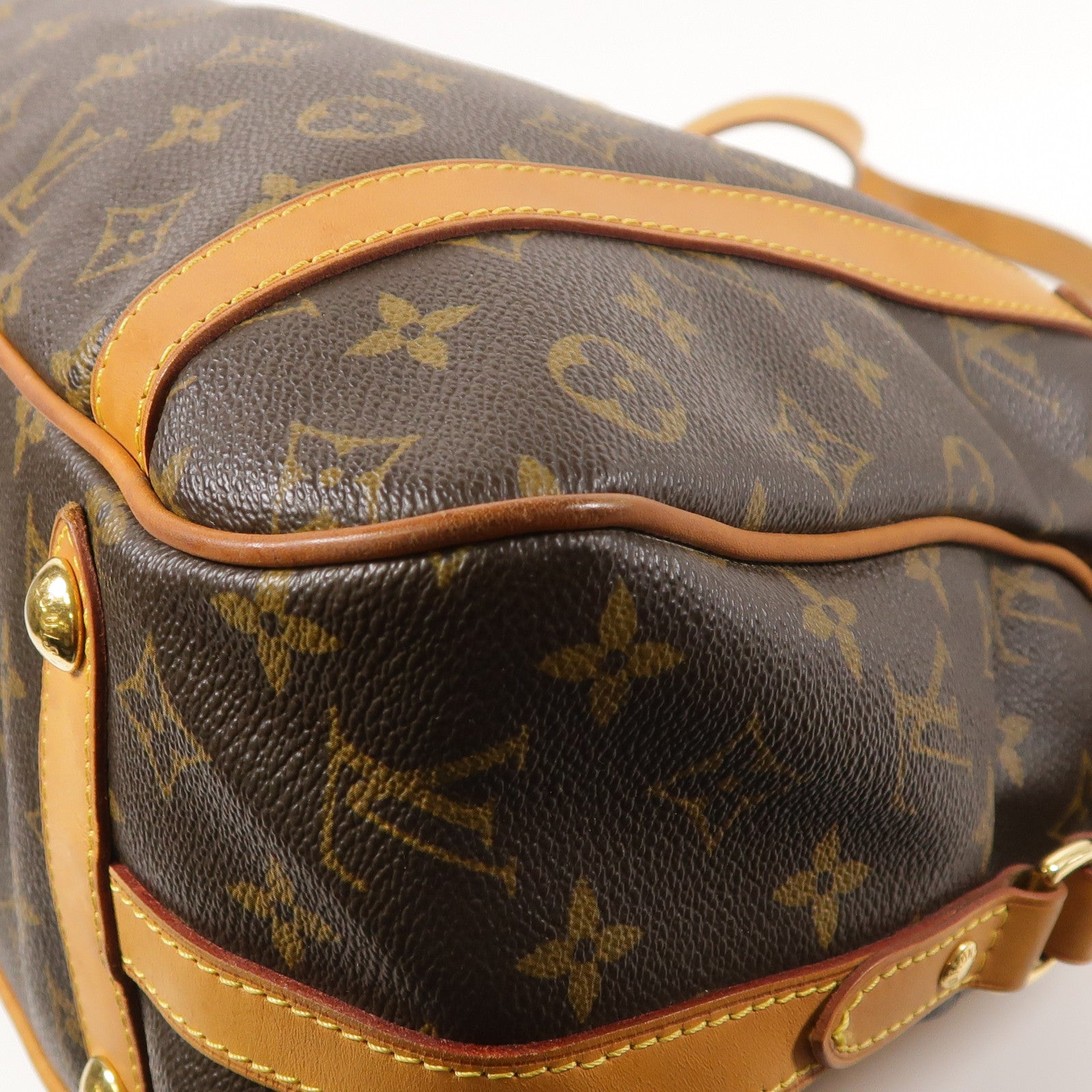 LOUIS VUITTON LV GHW Stresa GM Shoulder Bag M51188 Monogram Brown
