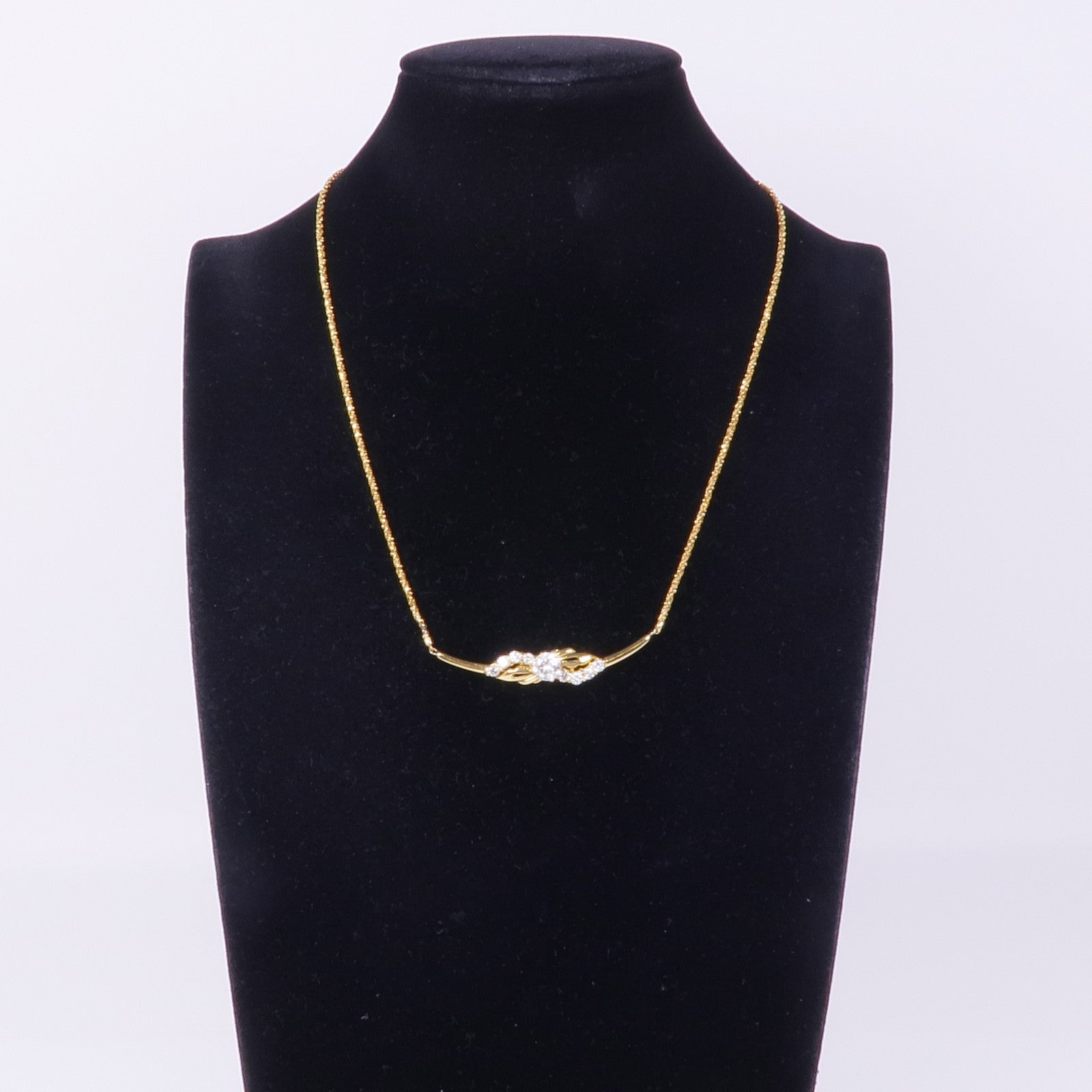JEWELRY 18K黃金Diamond Necklace鑽石耳環