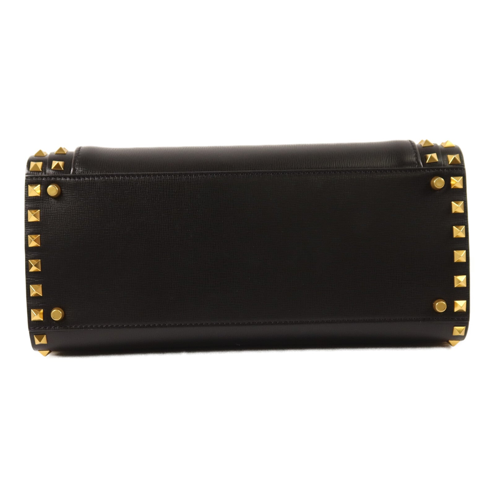 Valentino 牛皮皮革Alcove Rockstud Top Handle Medium手挽肩背兩用袋