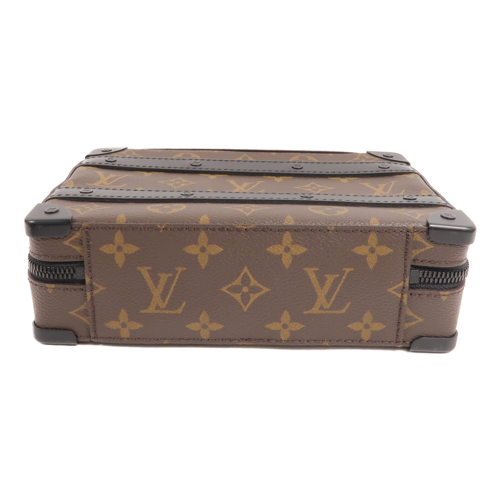 LOUIS VUITTON Monogram Macassar Handle Soft Truck手挽肩背兩用袋