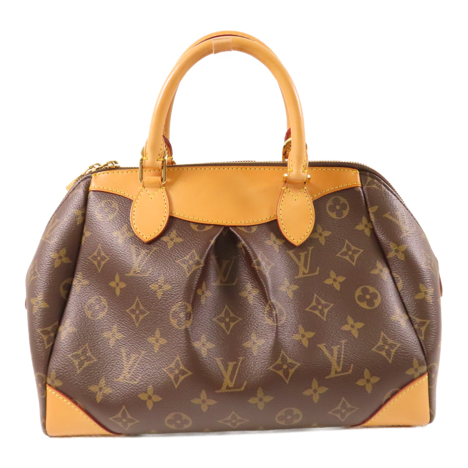 LOUIS VUITTON Monogram Segur金扣手挽肩背兩用袋啡色