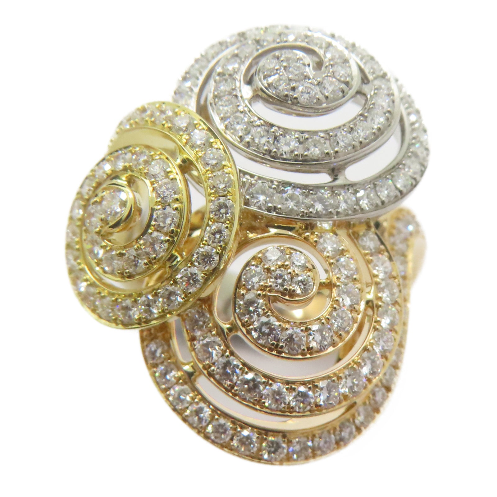 JEWELRY 18K玫瑰金/白金/黃金Diamond Ring 1.68ct鑽石戒指US#7.25