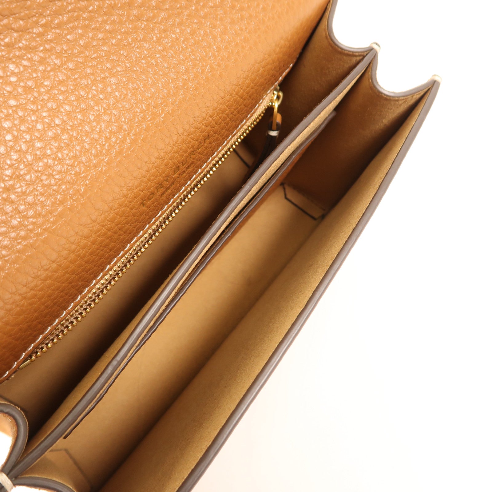 Tory Burch 牛皮皮革Shoulder Bag金扣手挽肩背兩用袋