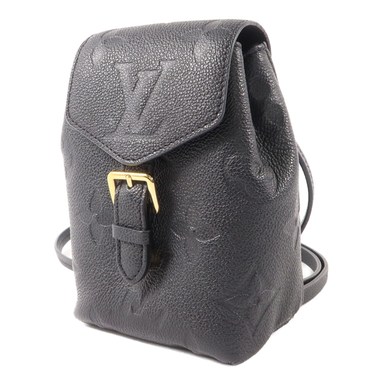 LOUIS VUITTON Monogram Empreinte Tiny Backpack金扣背包