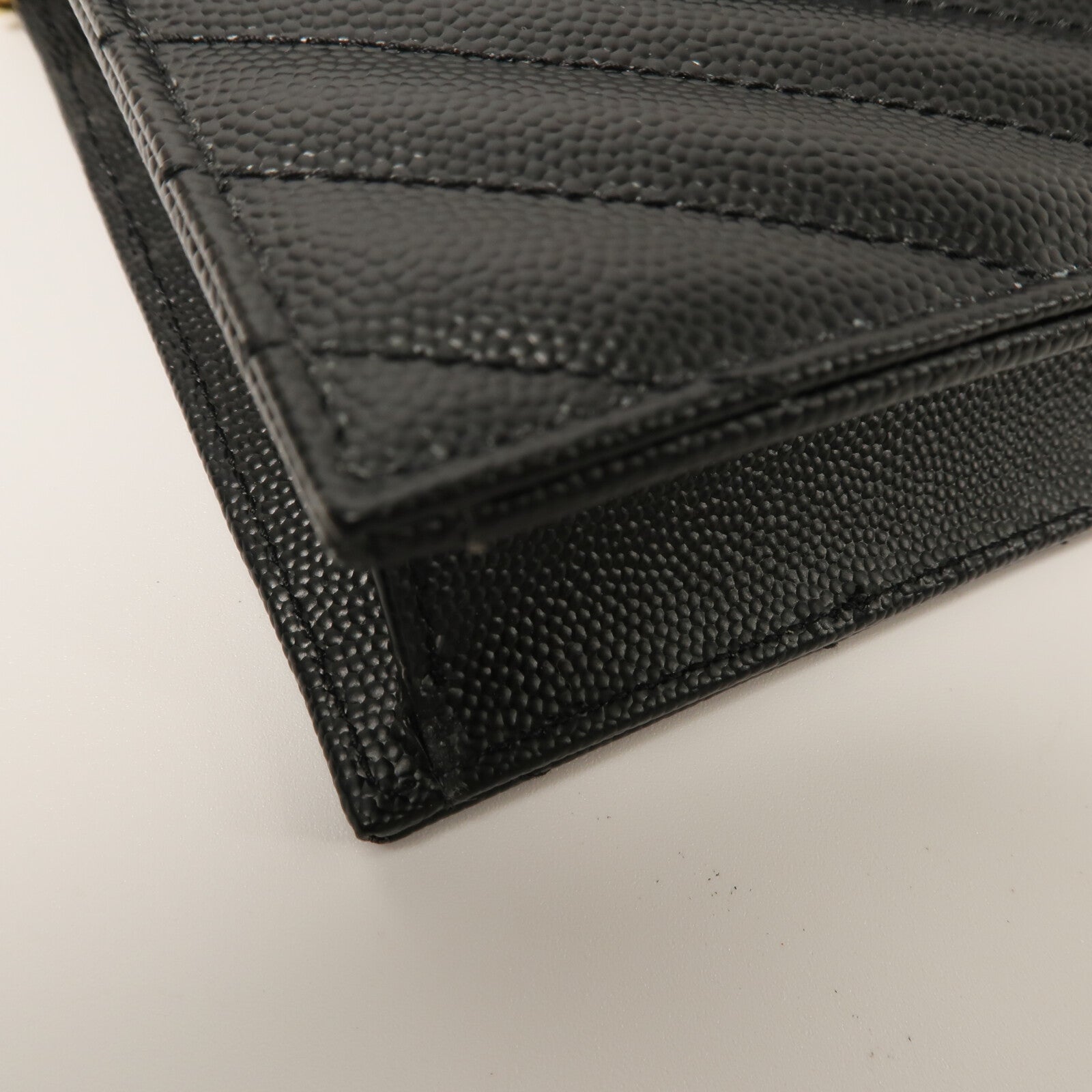 YVES SAINT LAURENT 牛皮皮革Cassandre Envelope Chain Wallet鏈帶肩背袋
