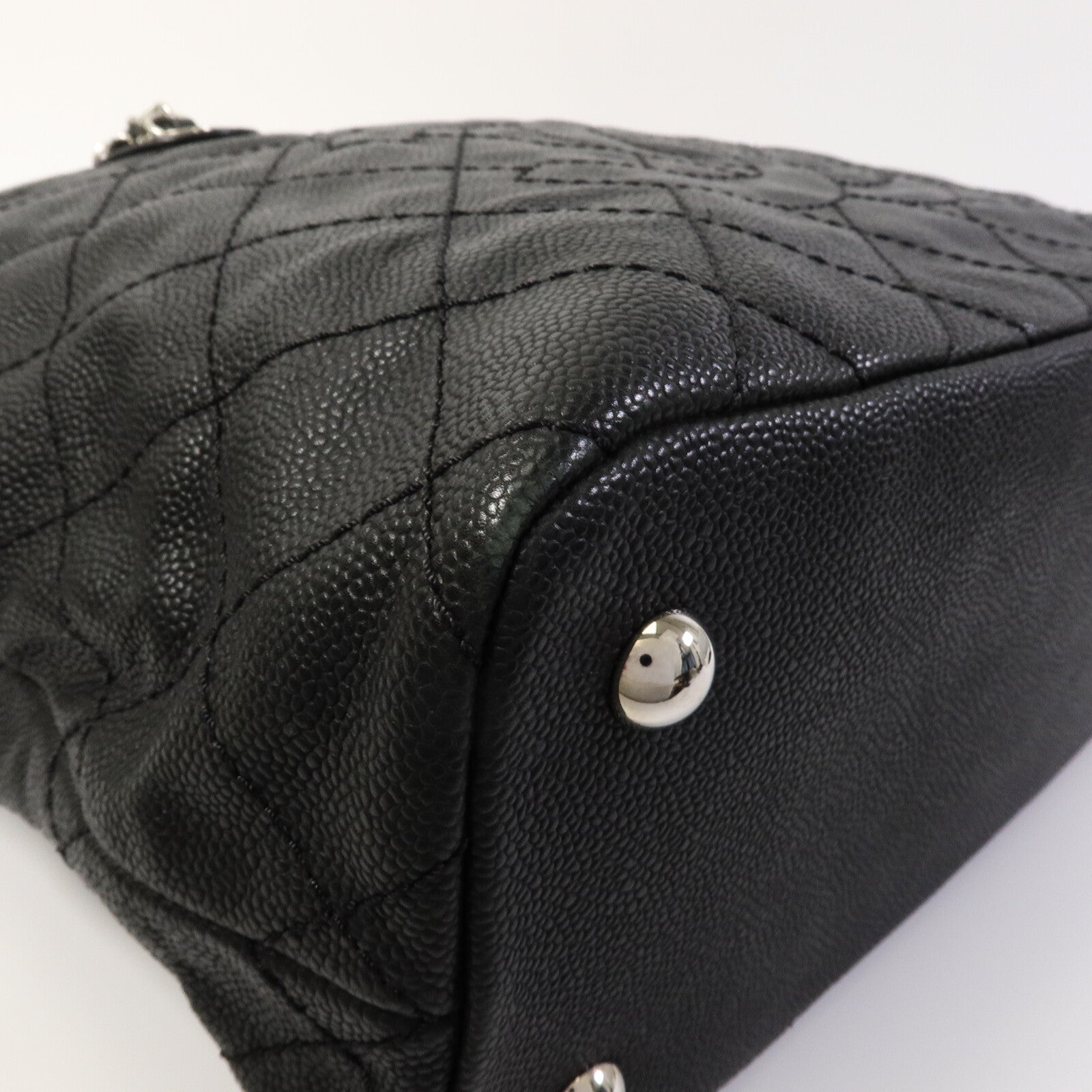 CHANEL 牛皮皮革CC Quited Tote Bag手挽袋