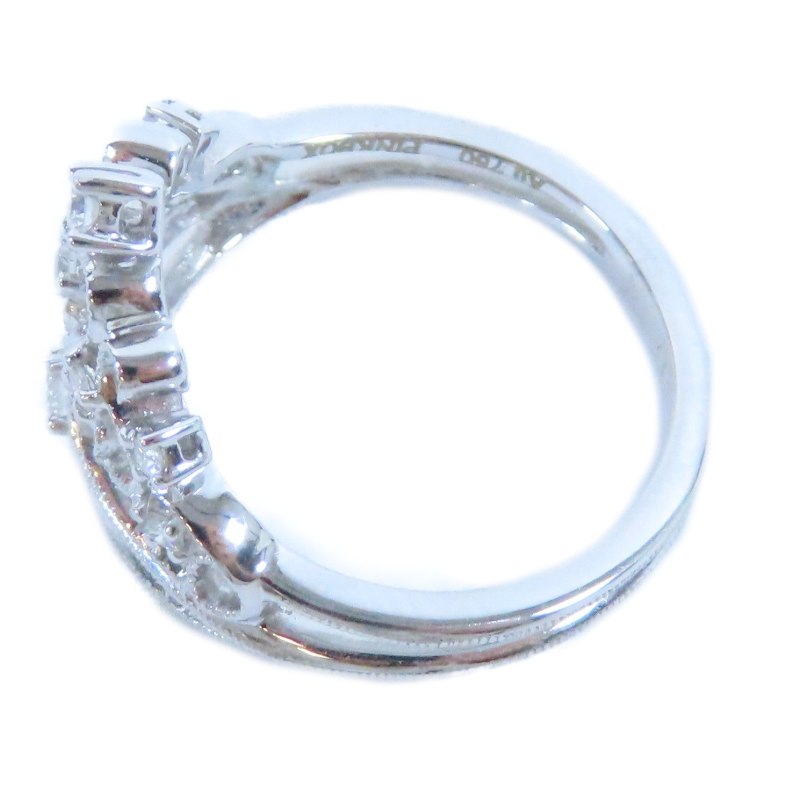 JEWELRY **【激減優惠】18K白金Diamond Ring 0.17ct鑽石戒指US#5