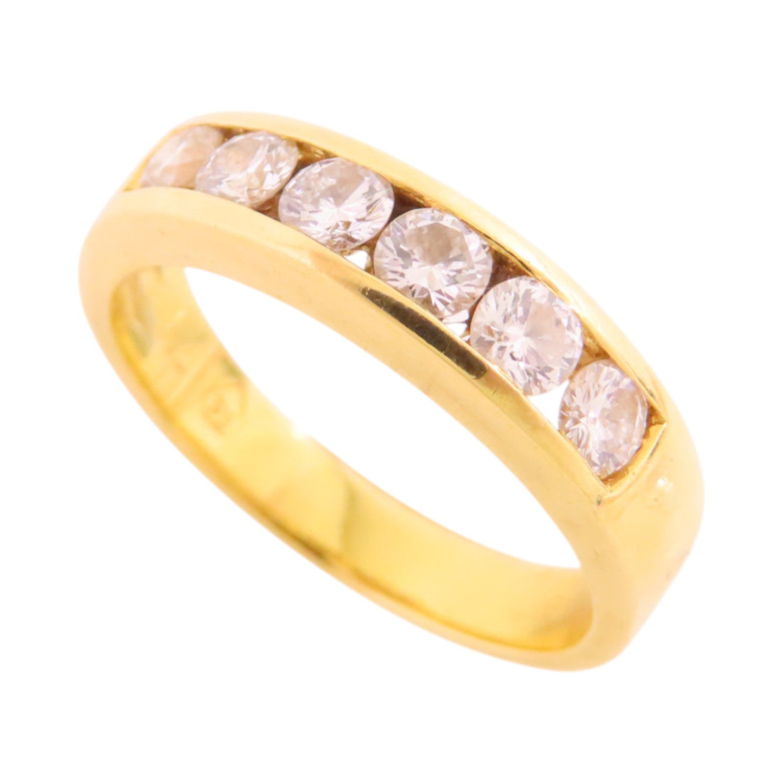 JEWELRY 18K黃金/鑽石Diamond Ring戒指US#5.75