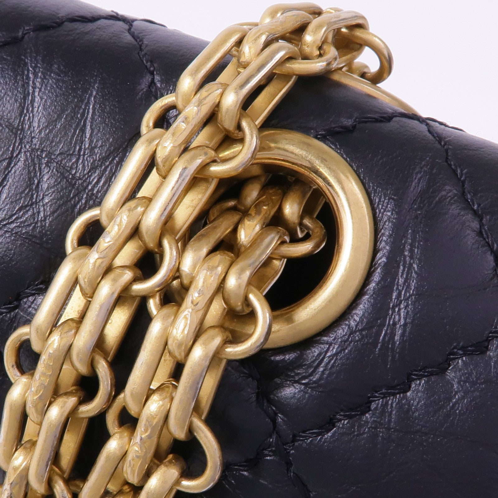 CHANEL 牛皮皮革2.55 Mini金扣肩背袋