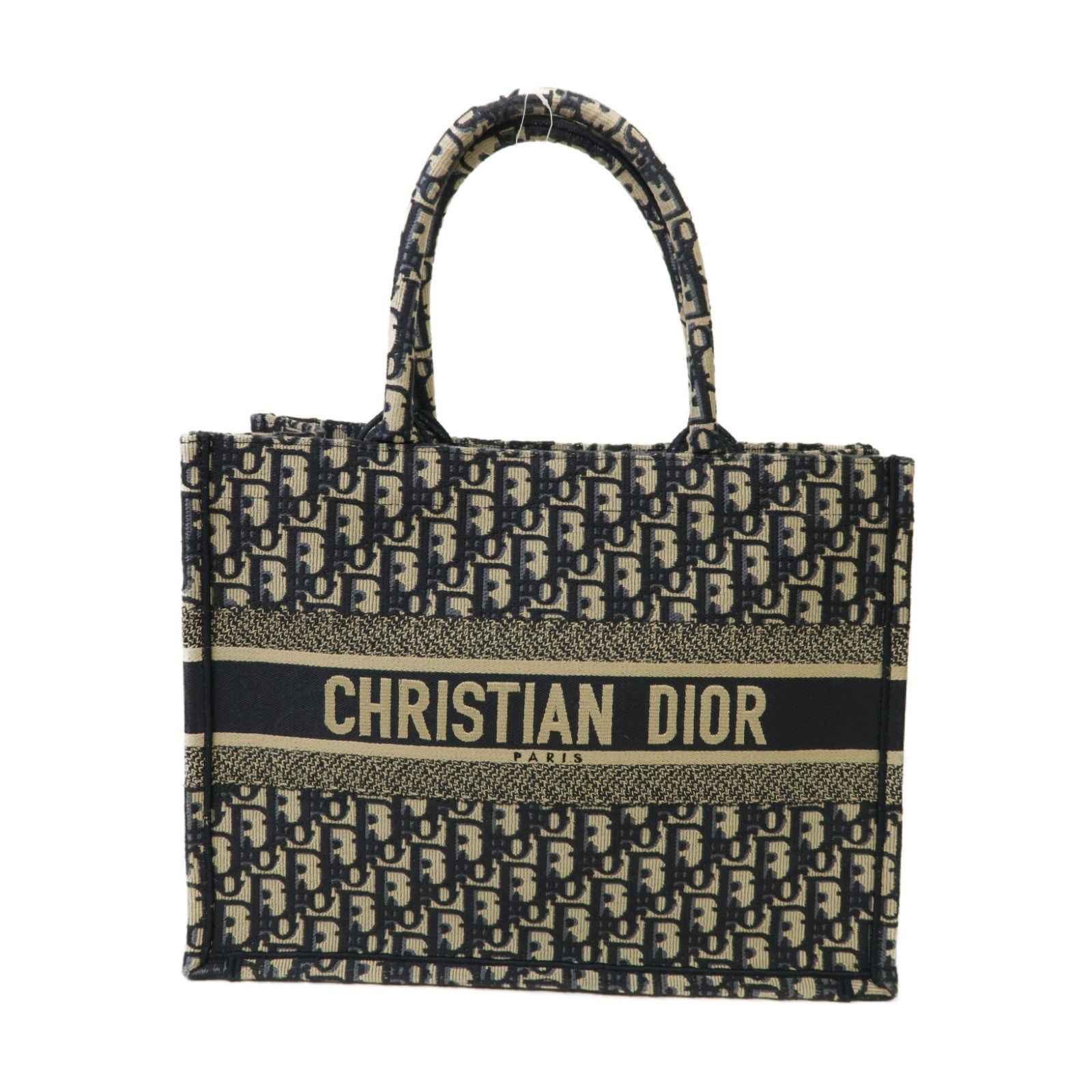 Dior 帆布Book Tote手挽袋藍色/白色