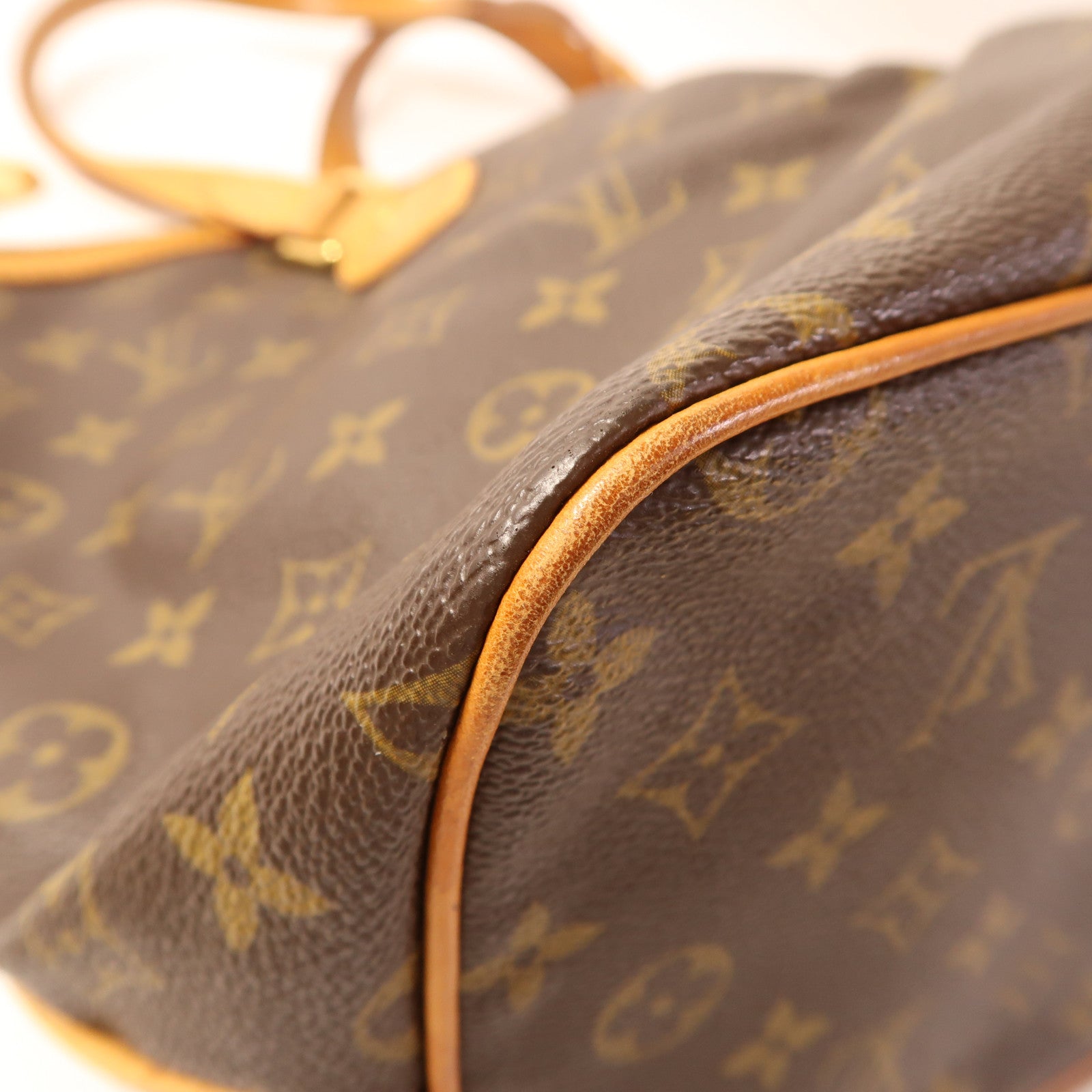 LOUIS VUITTON LV GHW Palermo PM 2 Way Shoulder Bag M40145 Monogram Brown