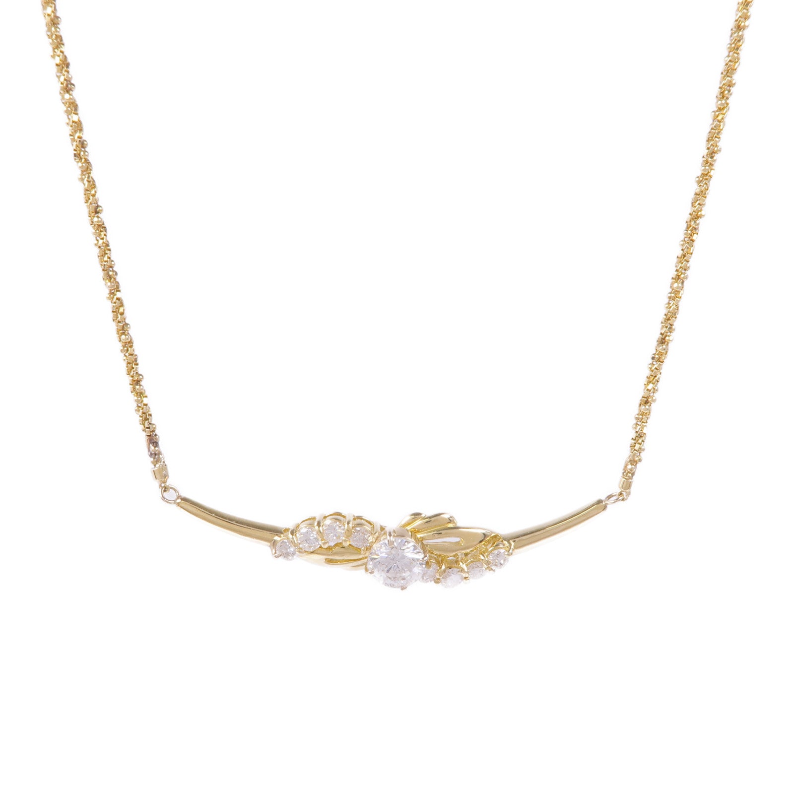 JEWELRY 18K黃金Diamond Necklace鑽石耳環