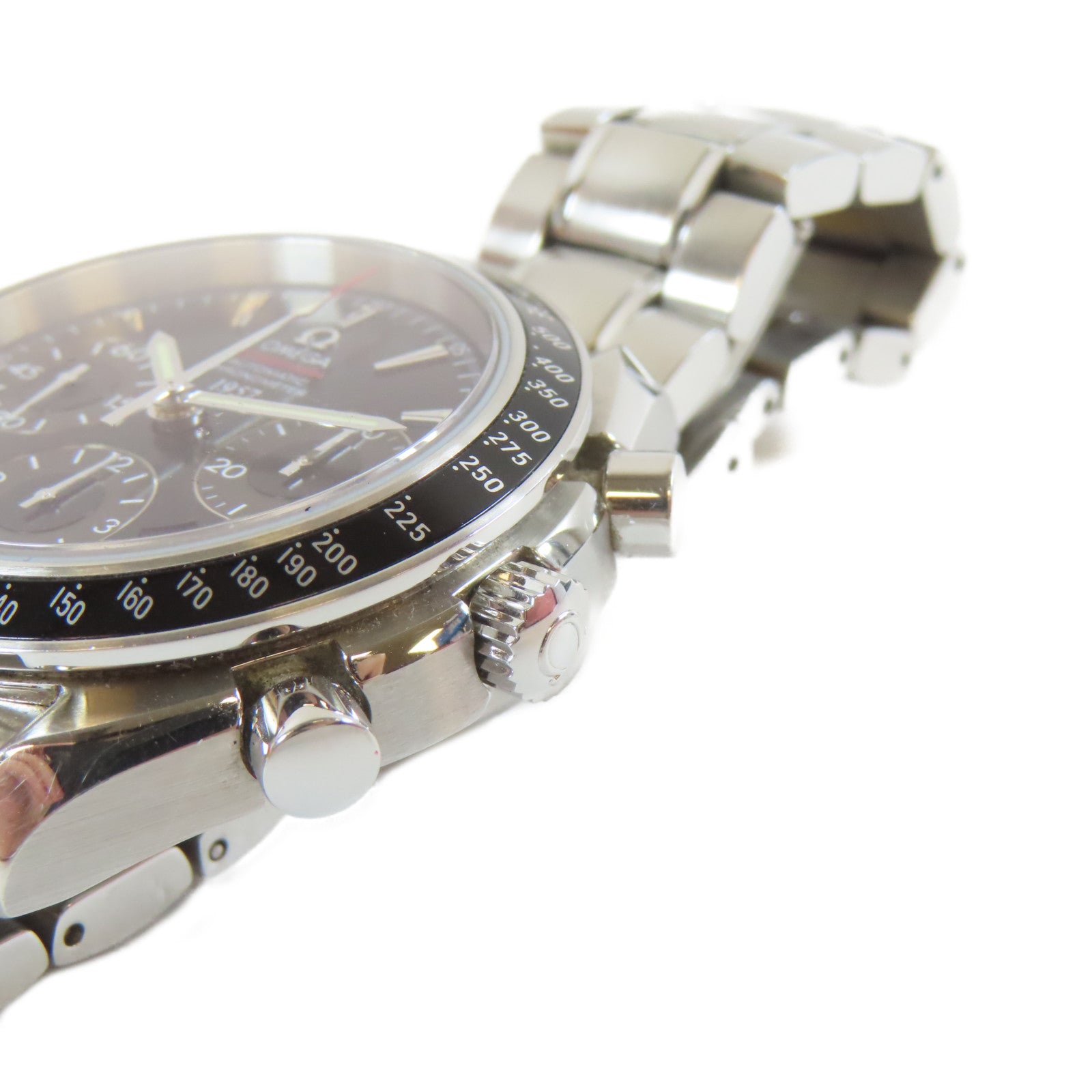 OMEGA Speedmaster Date不鏽鋼手錶自動機芯黑色
