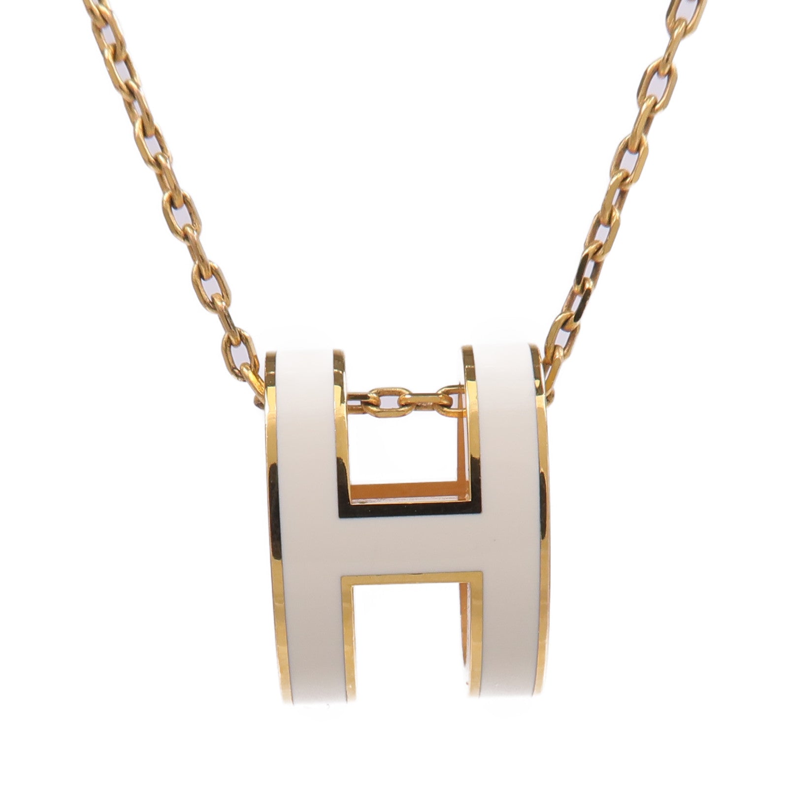 HERMES 金屬Pop H項鍊