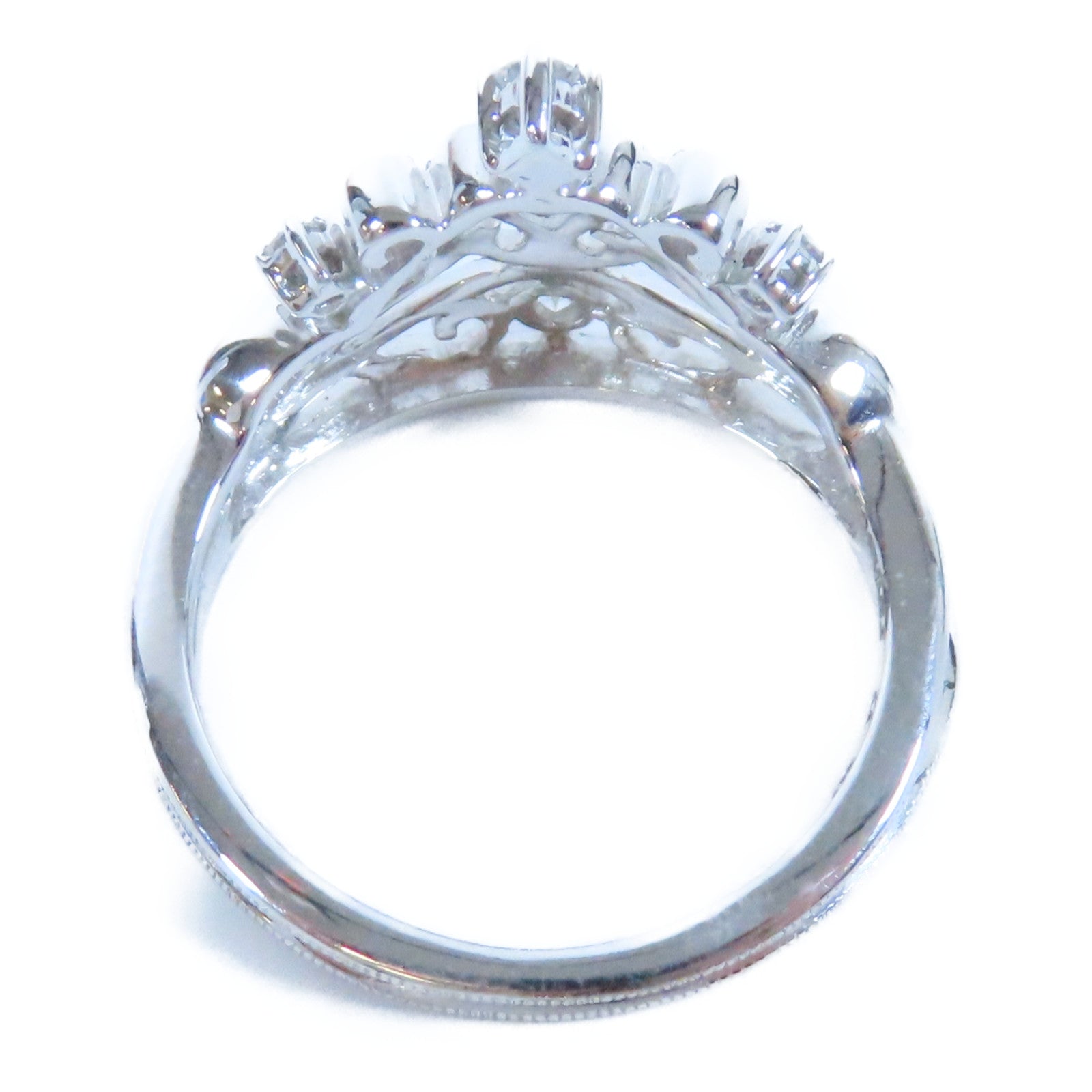 JEWELRY **【激減優惠】18K白金Diamond Ring 0.17ct鑽石戒指US#5