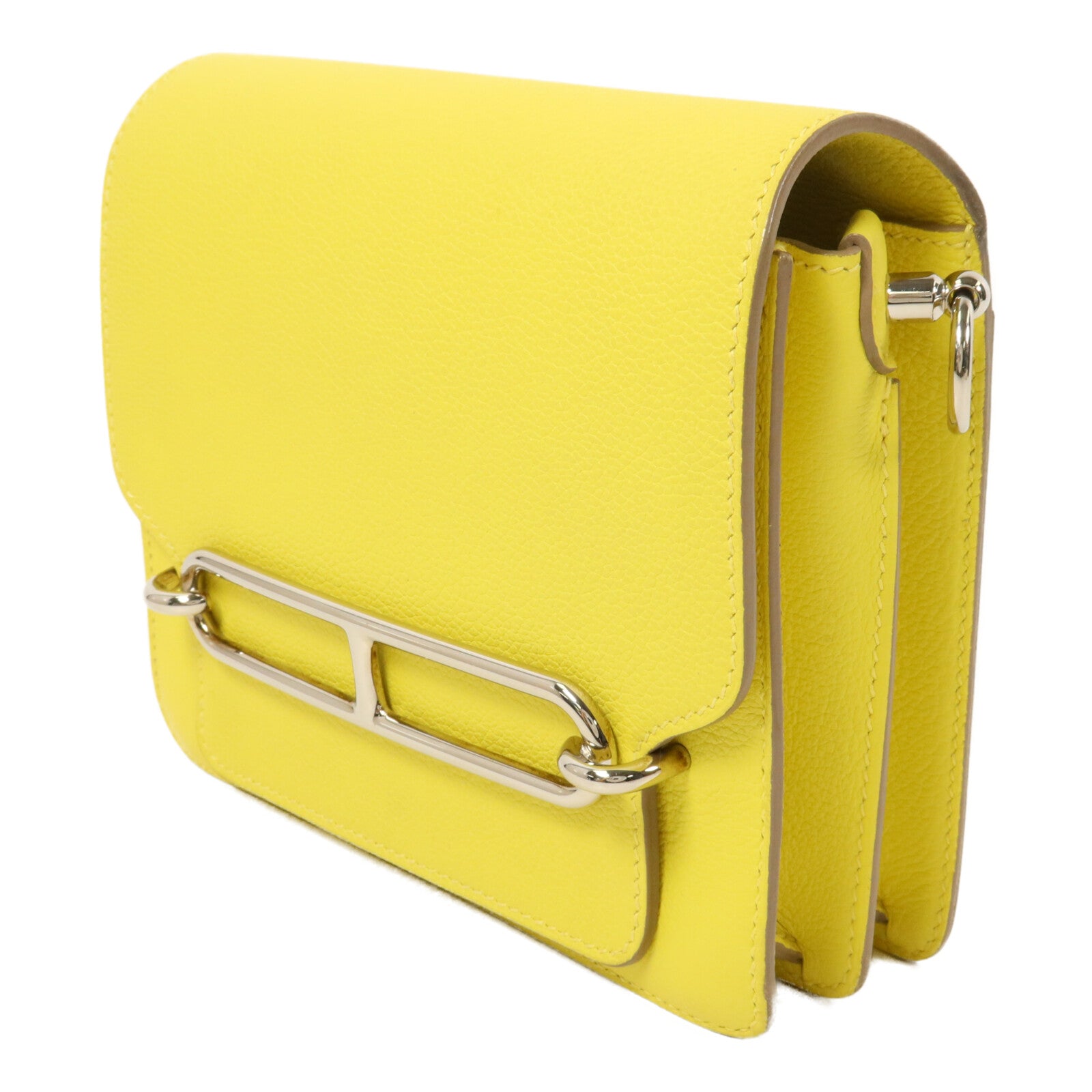 HERMES Evercolor皮革Roulis Mini肩背袋Lime