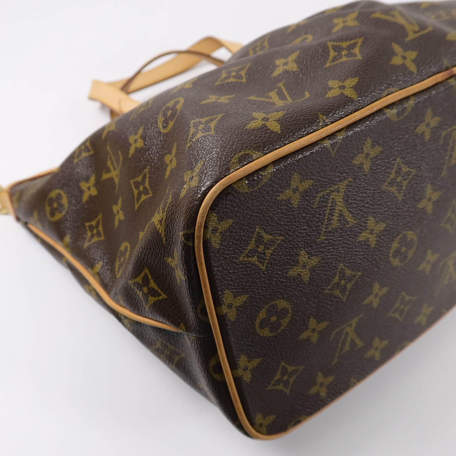 LOUIS VUITTON Monogram Palermo PM手挽肩背兩用袋棕色