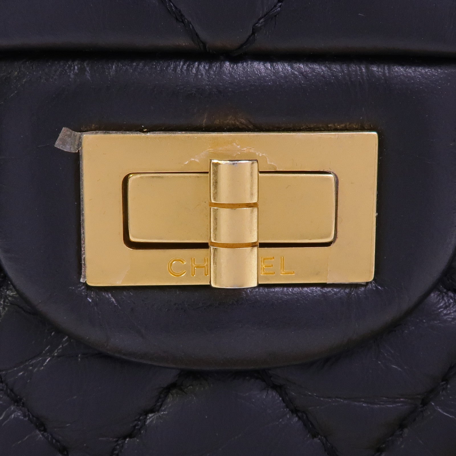 CHANEL 牛皮皮革2.55 Mini金扣肩背袋