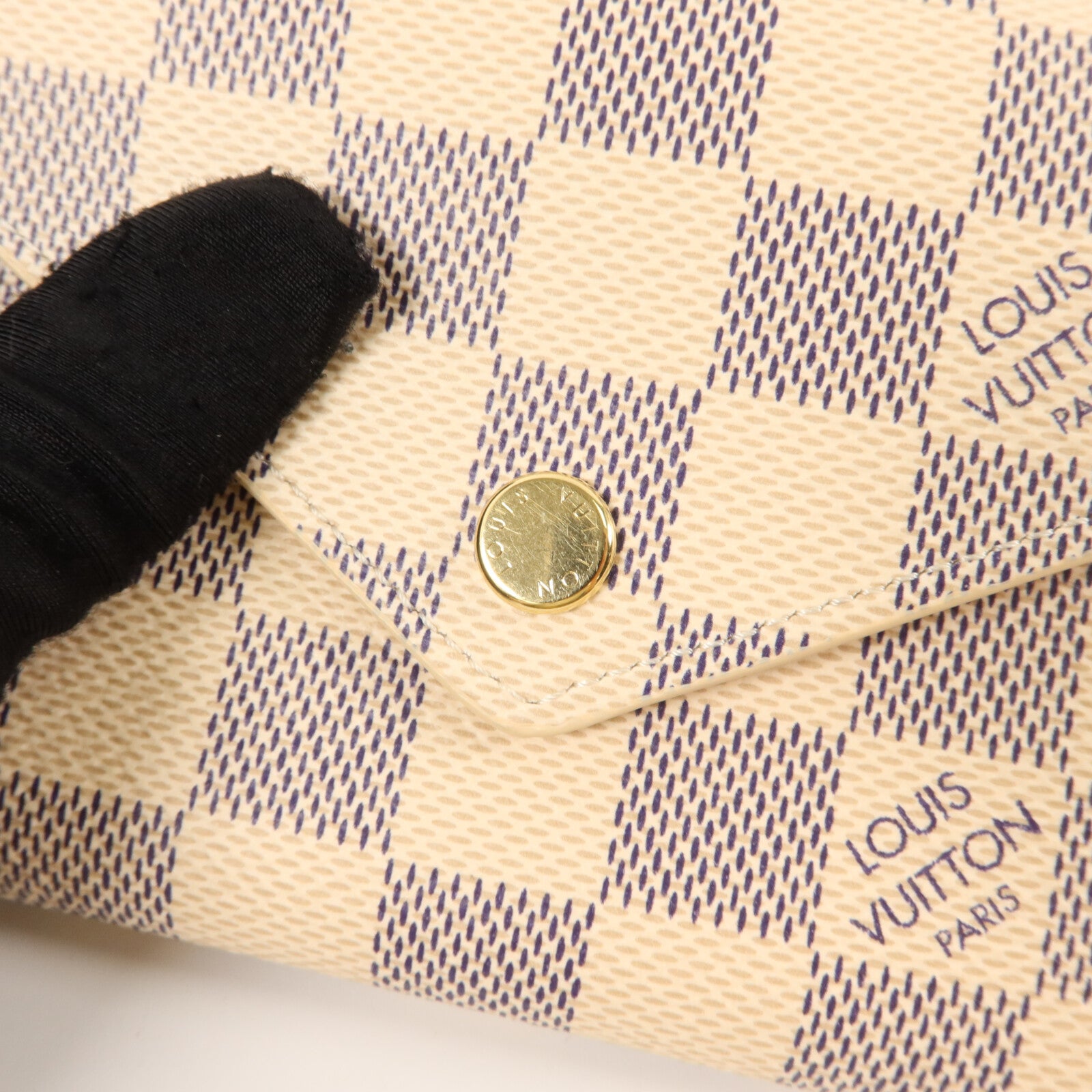 LOUIS VUITTON Damier Azur Victorine Wallet錢包