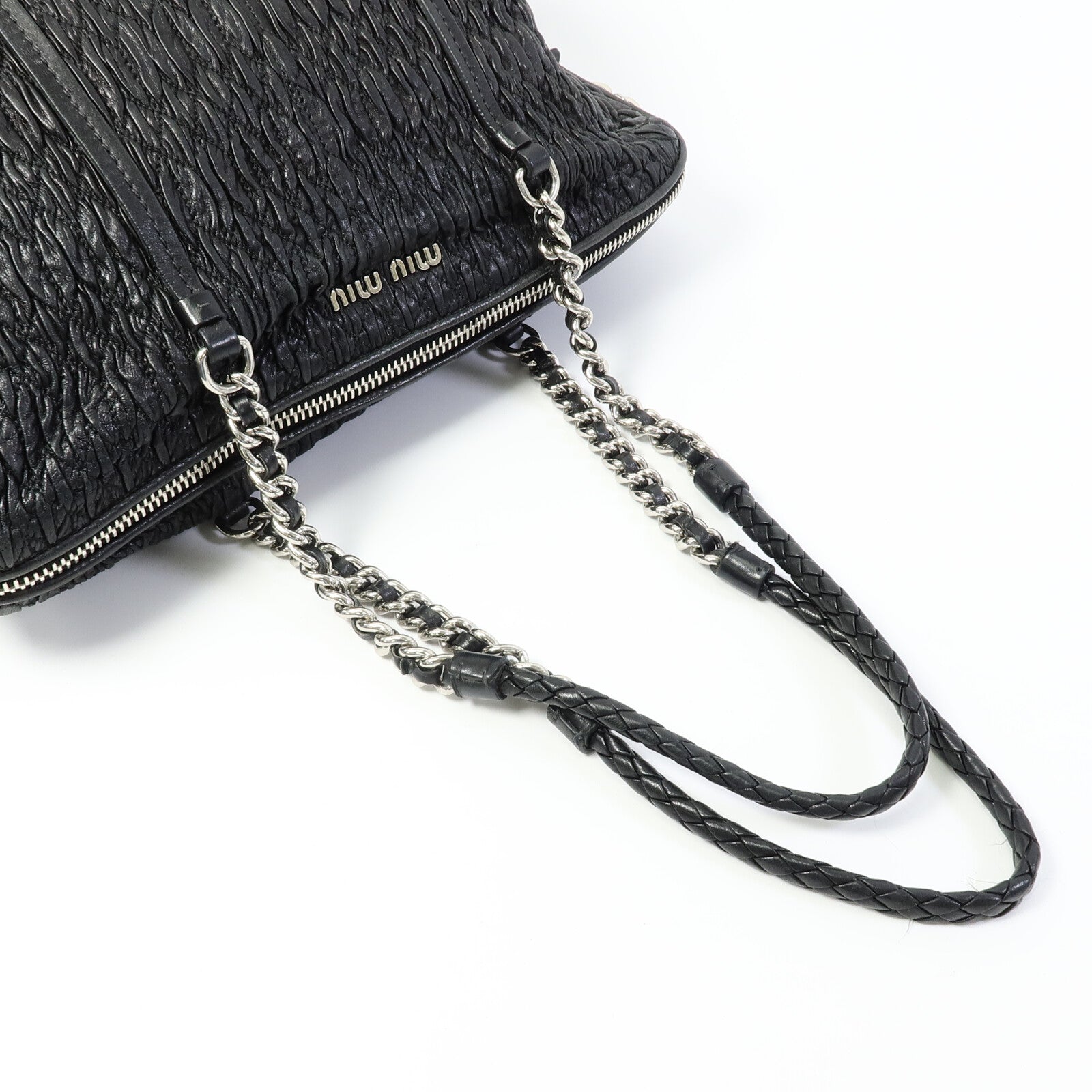 Miu Miu 羊皮皮革Shoulder Bag肩背袋
