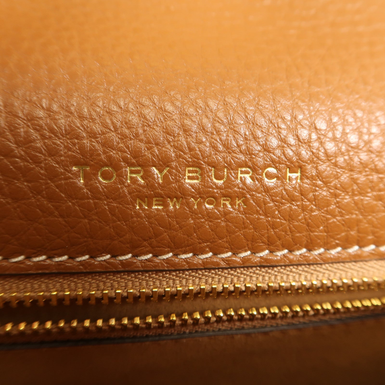 Tory Burch 牛皮皮革Shoulder Bag金扣手挽肩背兩用袋