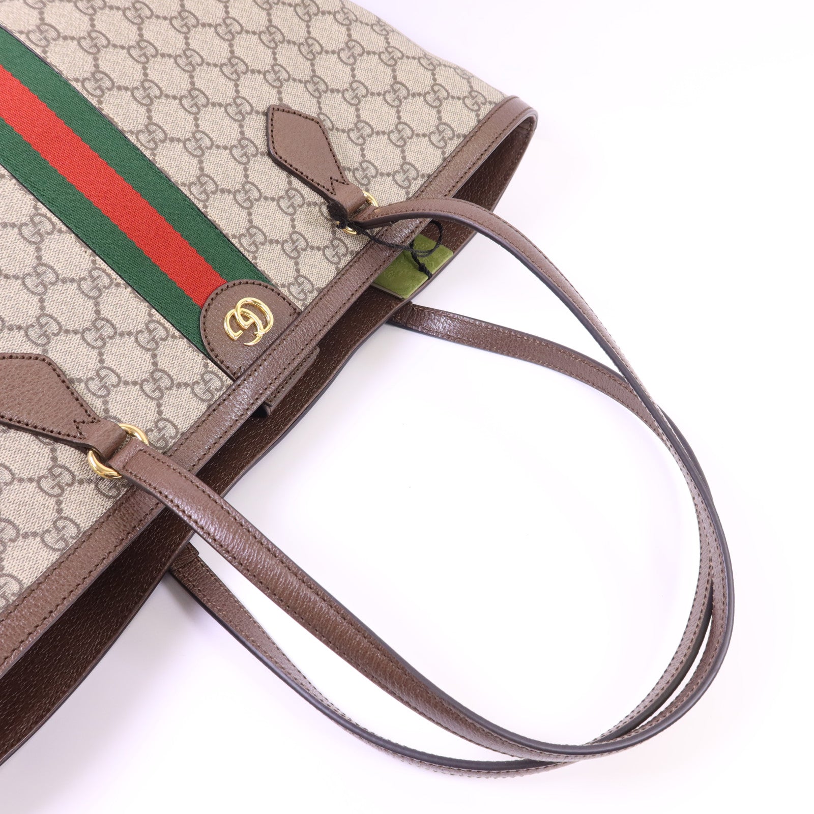 GUCCI 塗層帆布Ophidia Tote Bag Large金扣手挽袋