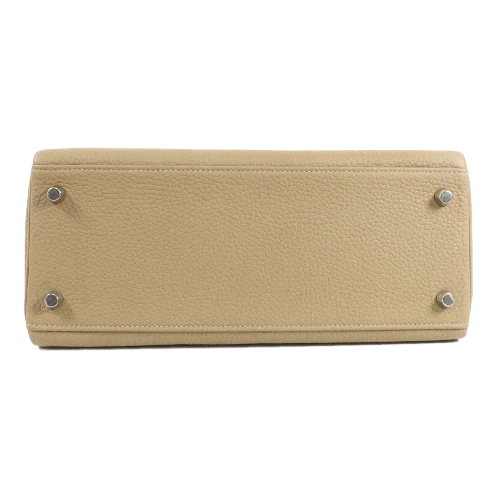 HERMES Clemence皮革Kelly 28手挽肩背兩用袋Trench