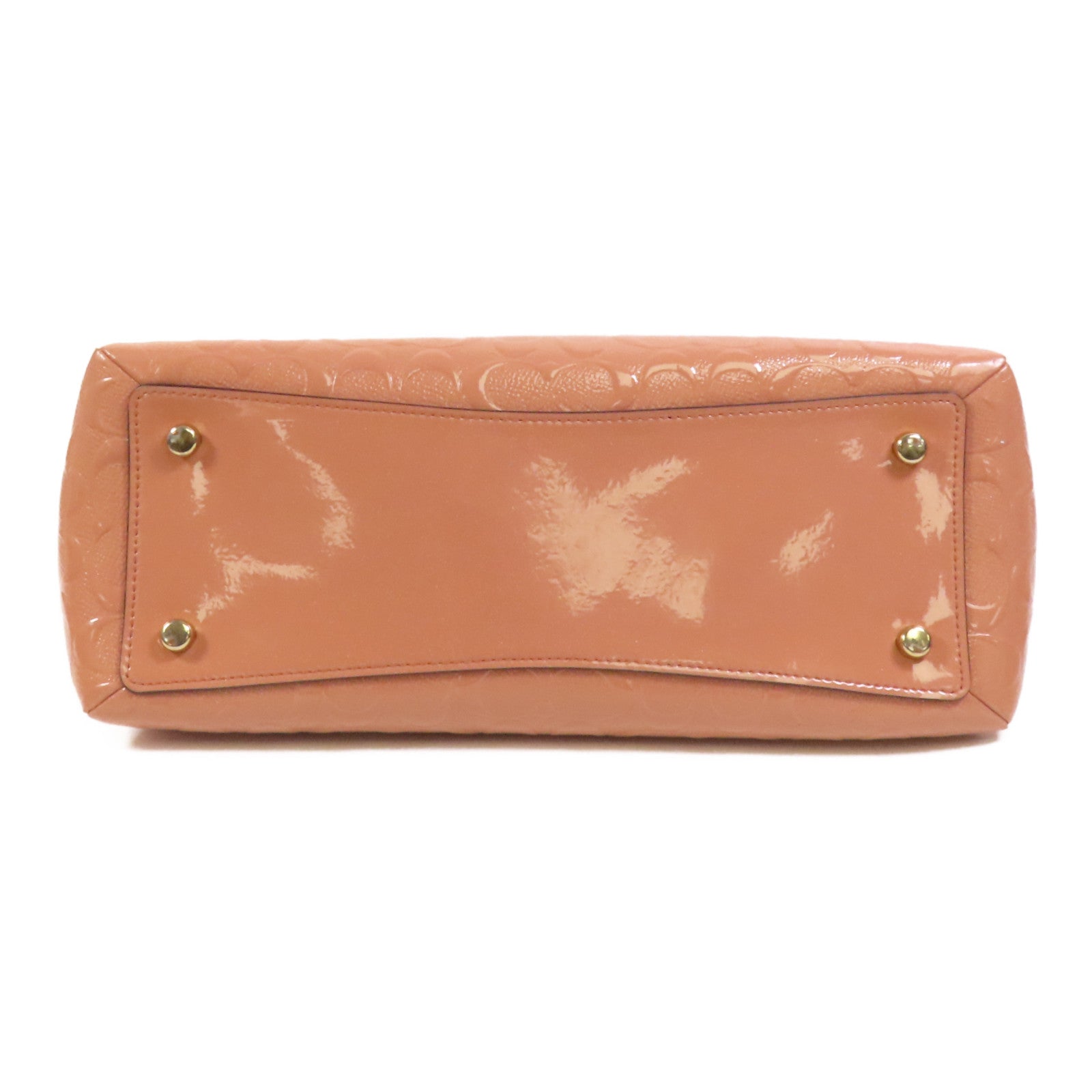 COACH 【激減優惠】漆皮皮革2way Chain Shoulder Bag金扣手挽肩背兩用袋