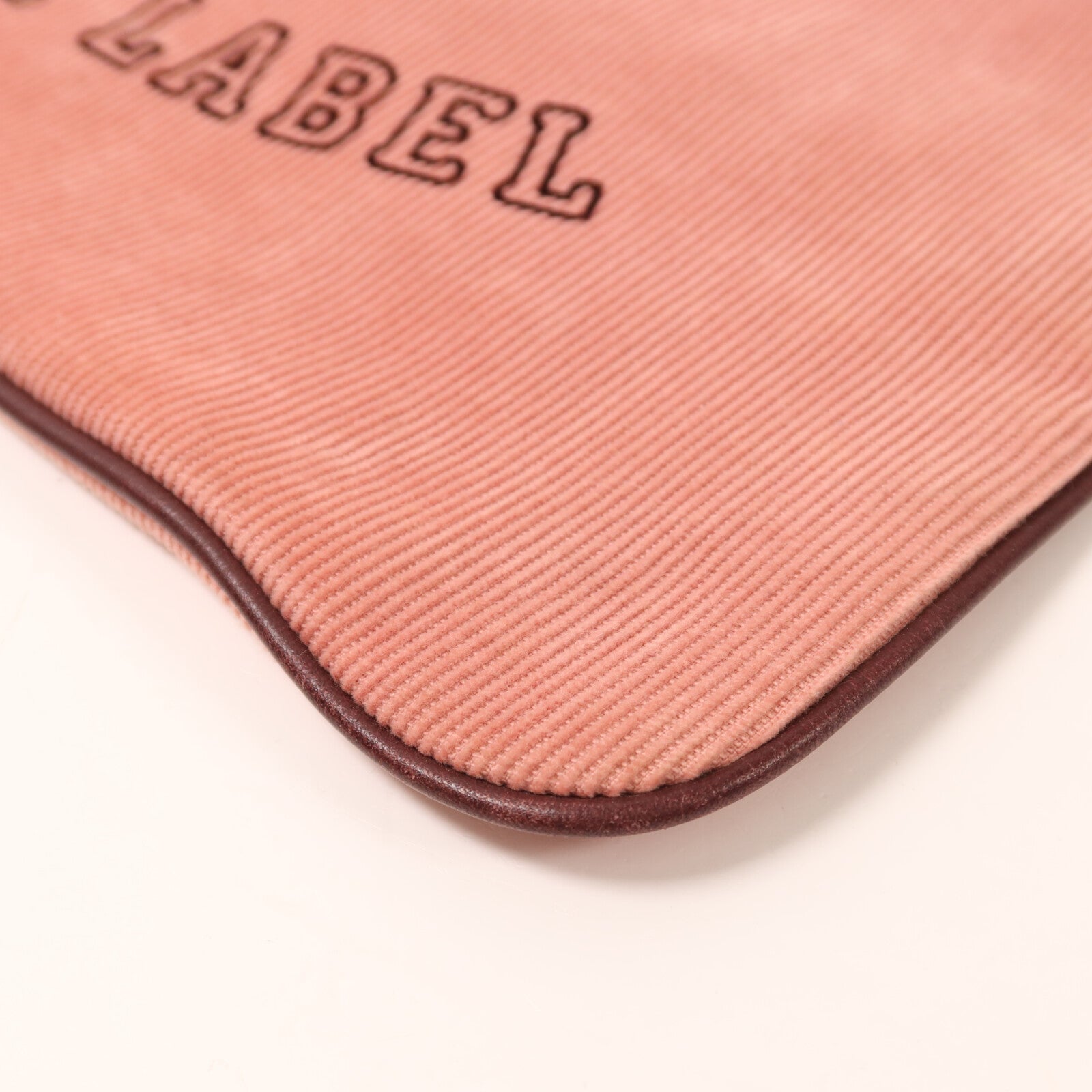 BURBERRY 燈芯絨布Tote Bag銀扣手挽袋