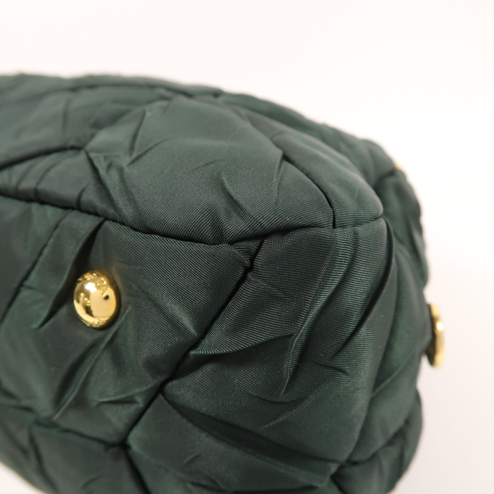 PRADA 尼龍Mini Boston金扣手挽肩背兩用袋