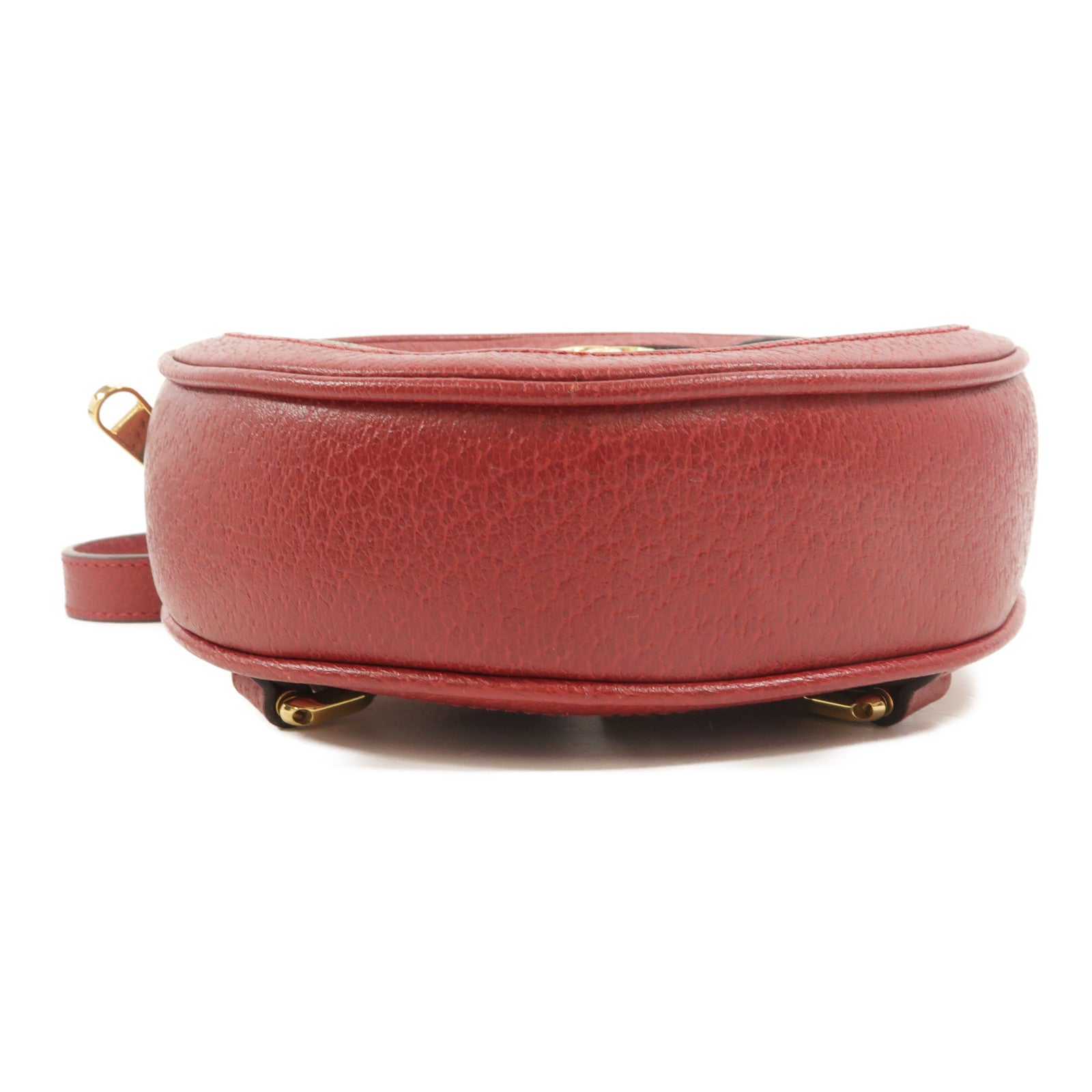 GUCCI 塗層帆布Ophidia Flora Round Backpack背包