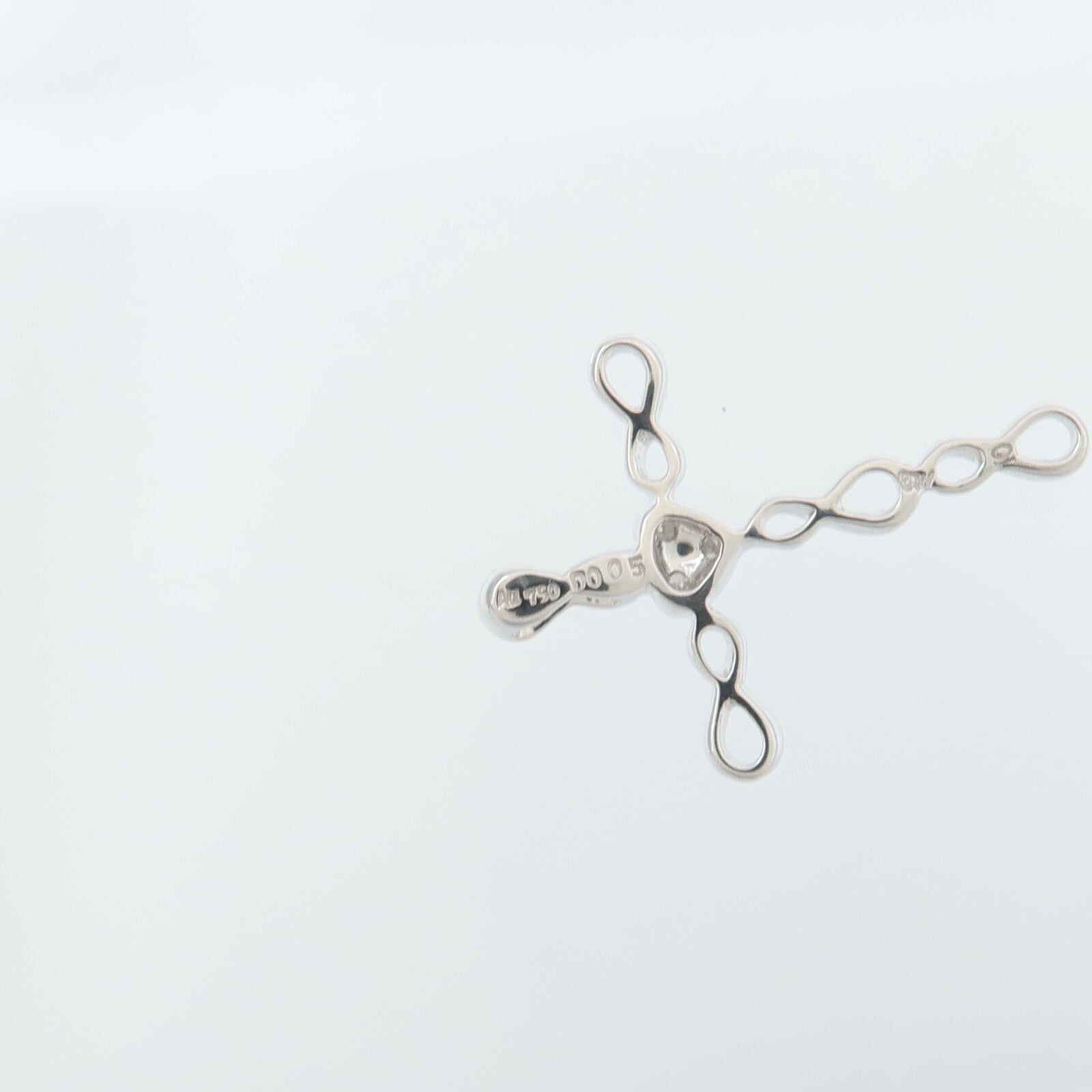 JEWELRY 18K白金Diamond Pendant鑽石吊墜