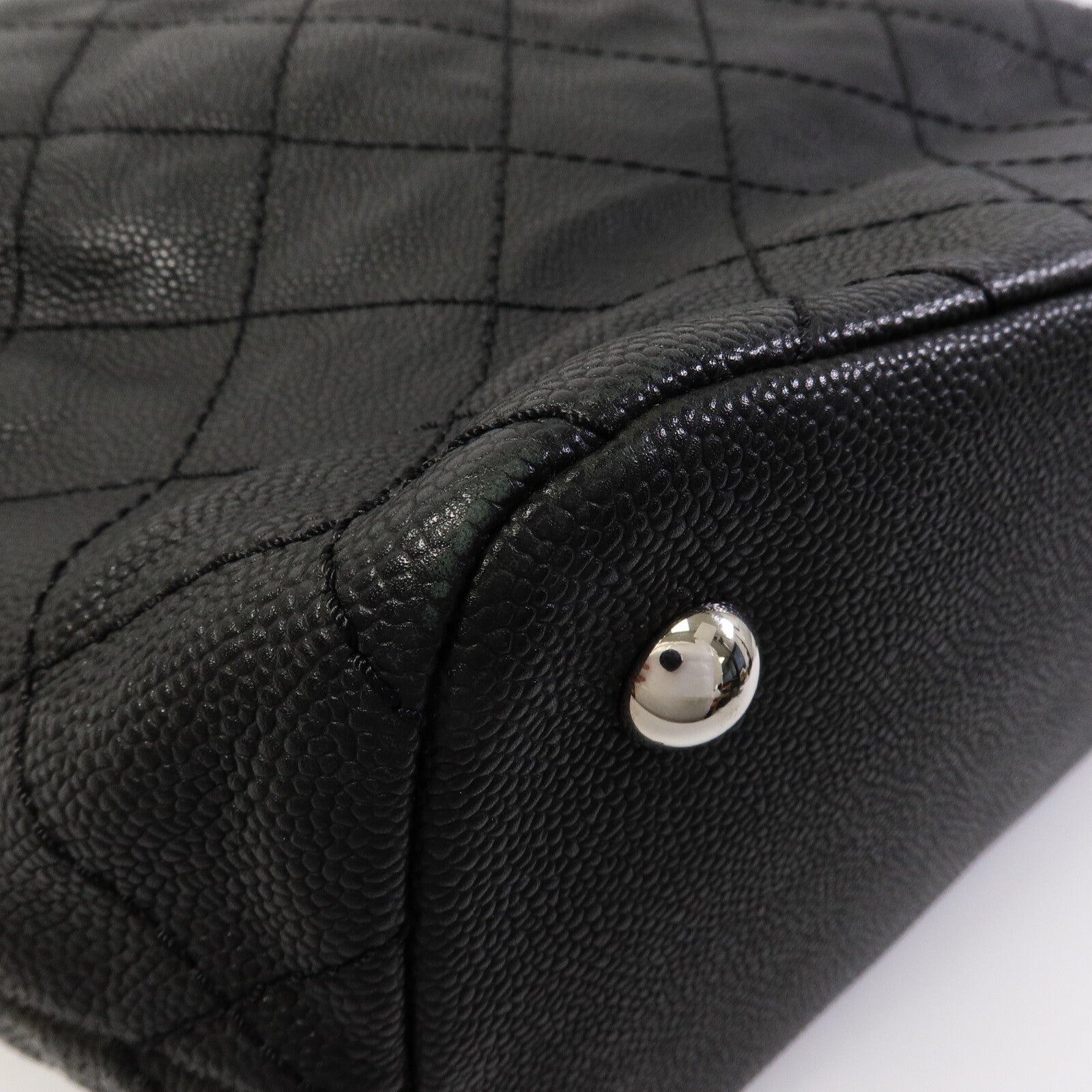 CHANEL 牛皮皮革CC Quited Tote Bag手挽袋