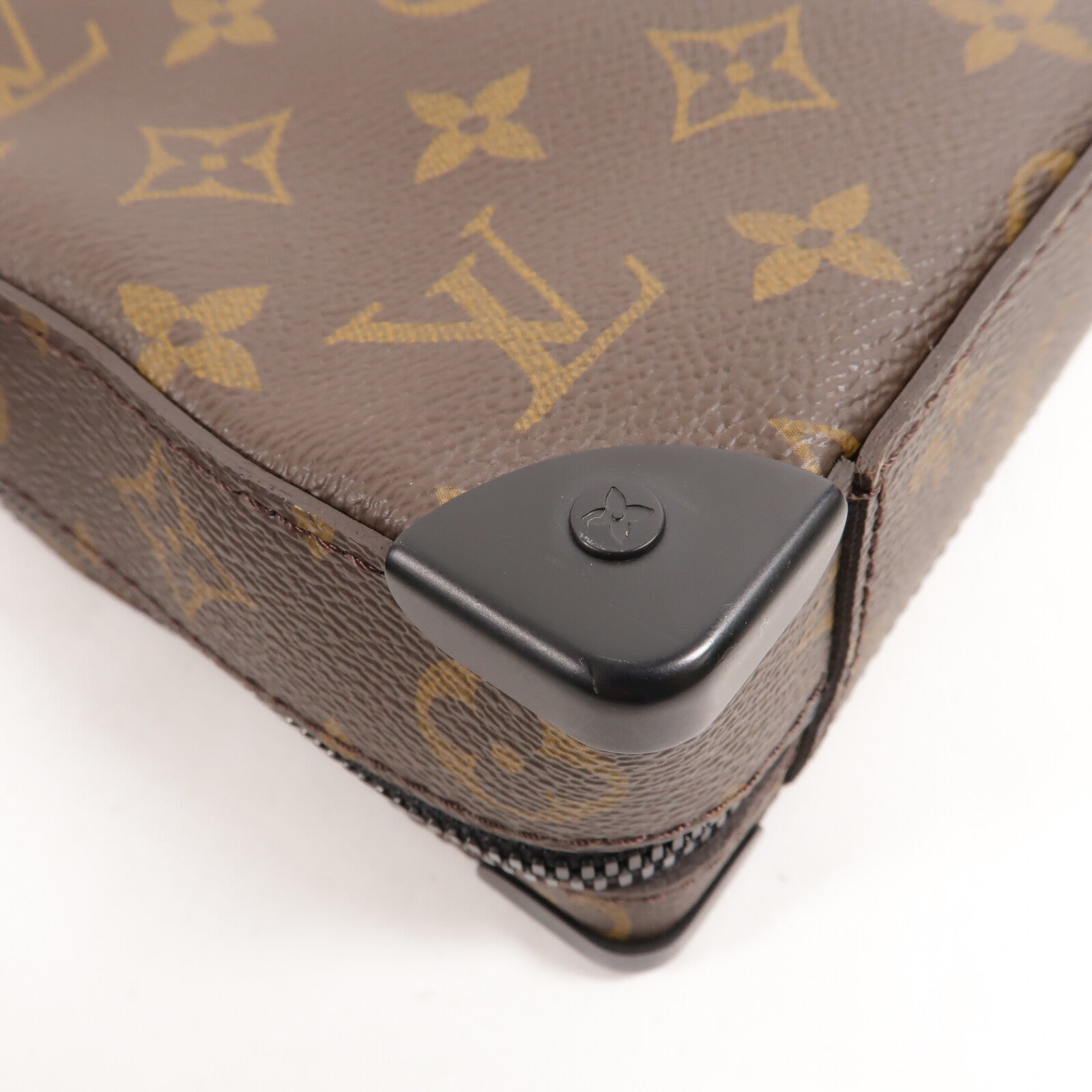 LOUIS VUITTON Monogram Macassar Handle Soft Truck手挽肩背兩用袋