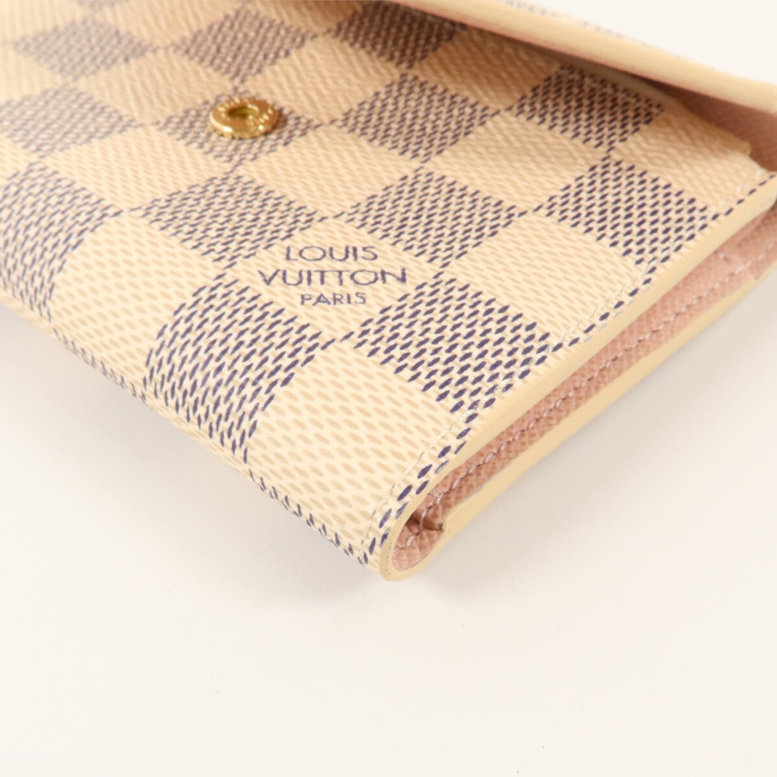 LOUIS VUITTON Damier Azur Victorine Wallet錢包