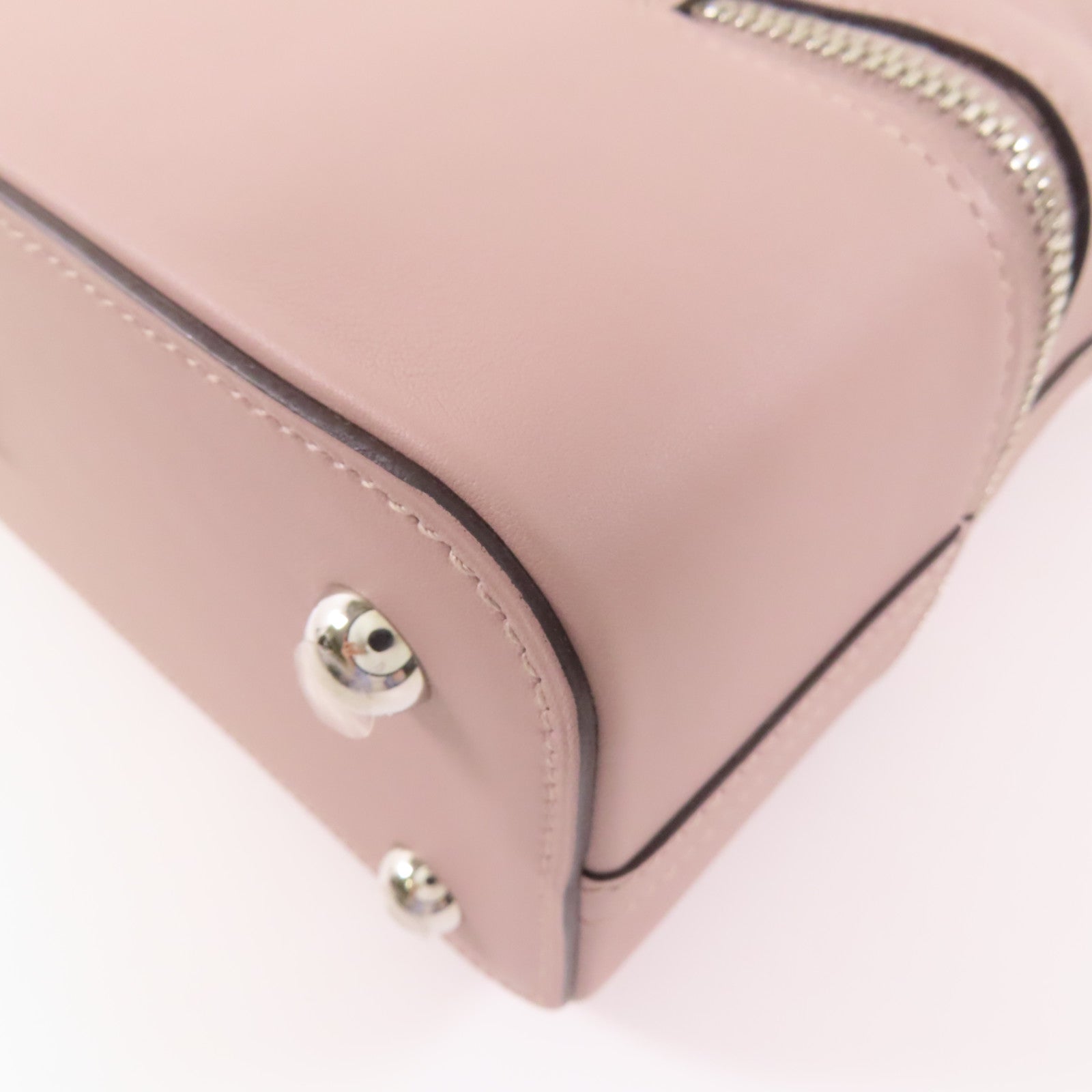 HERMES Swift皮革Bolide Secret銀扣手挽袋4W Glycine