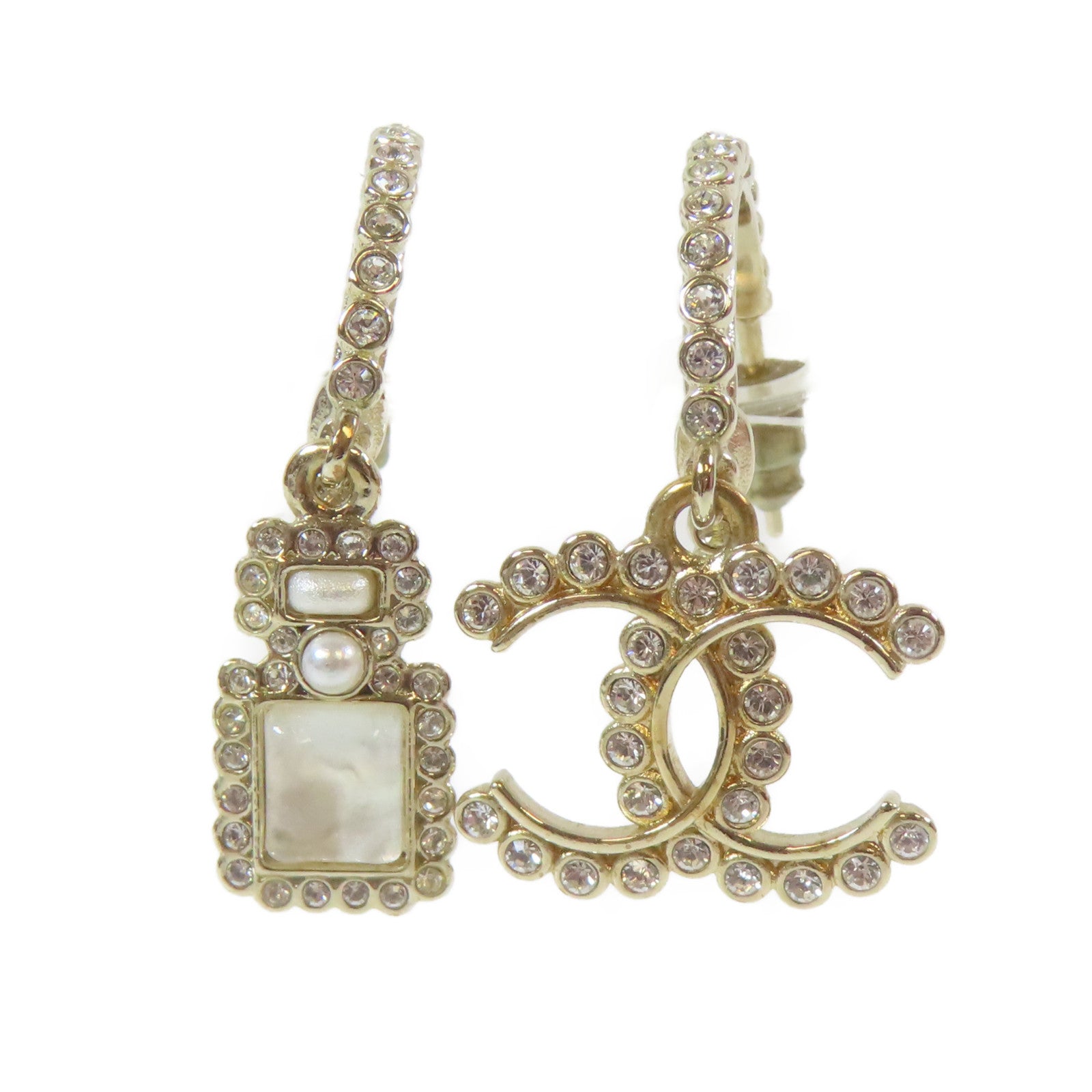 CHANEL 金屬Earring金色
