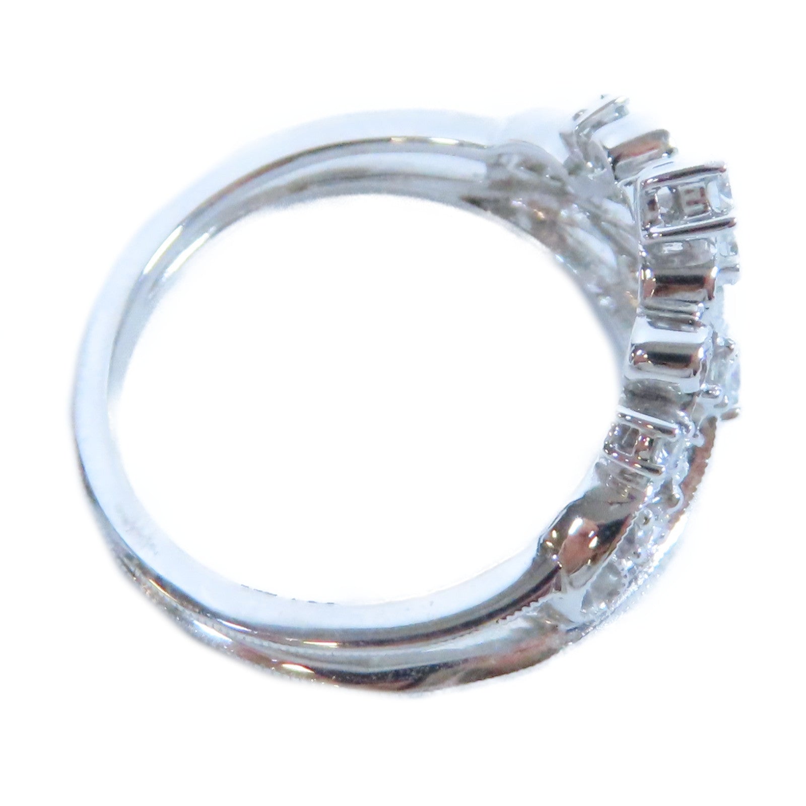 JEWELRY **【激減優惠】18K白金Diamond Ring 0.17ct鑽石戒指US#5