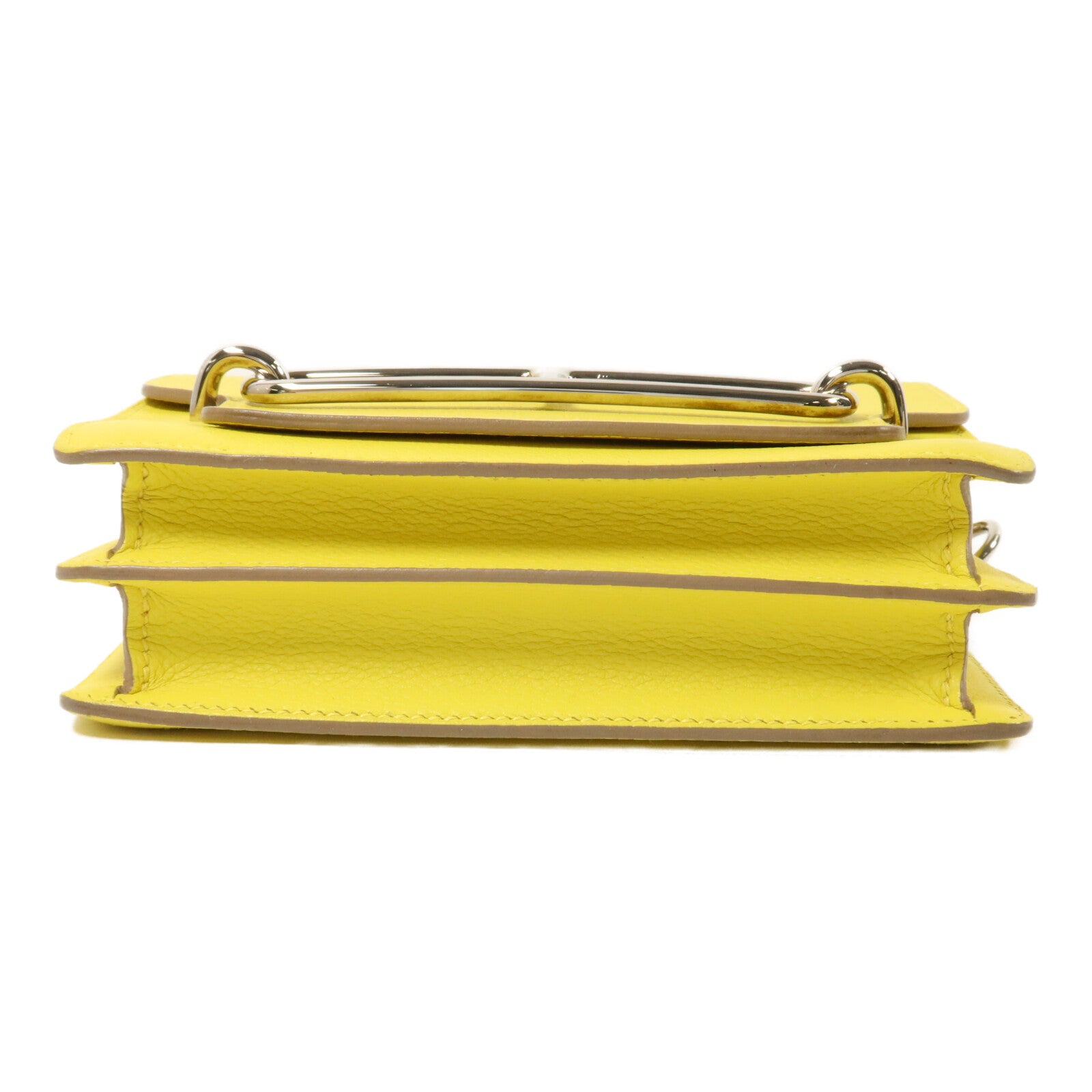 HERMES Evercolor皮革Roulis Mini肩背袋Lime