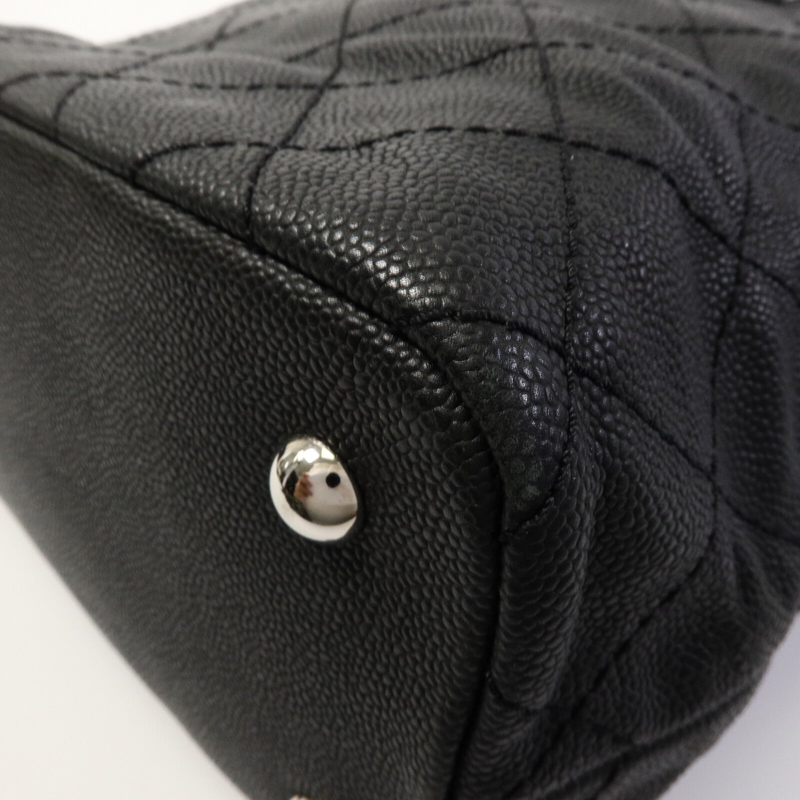 CHANEL 牛皮皮革CC Quited Tote Bag手挽袋