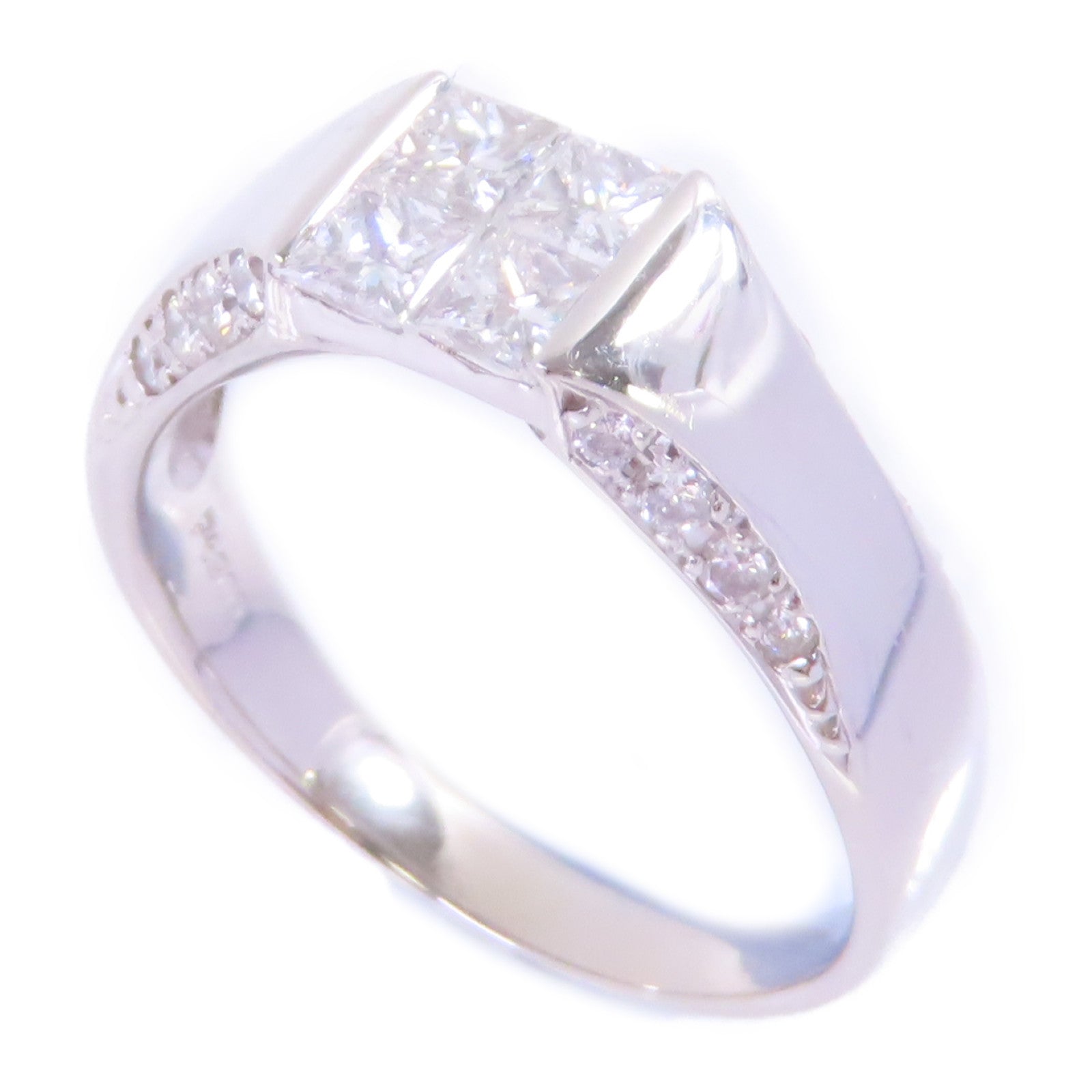 JEWELRY PT900鉑金/鑽石Diamond Ring戒指US#7.25