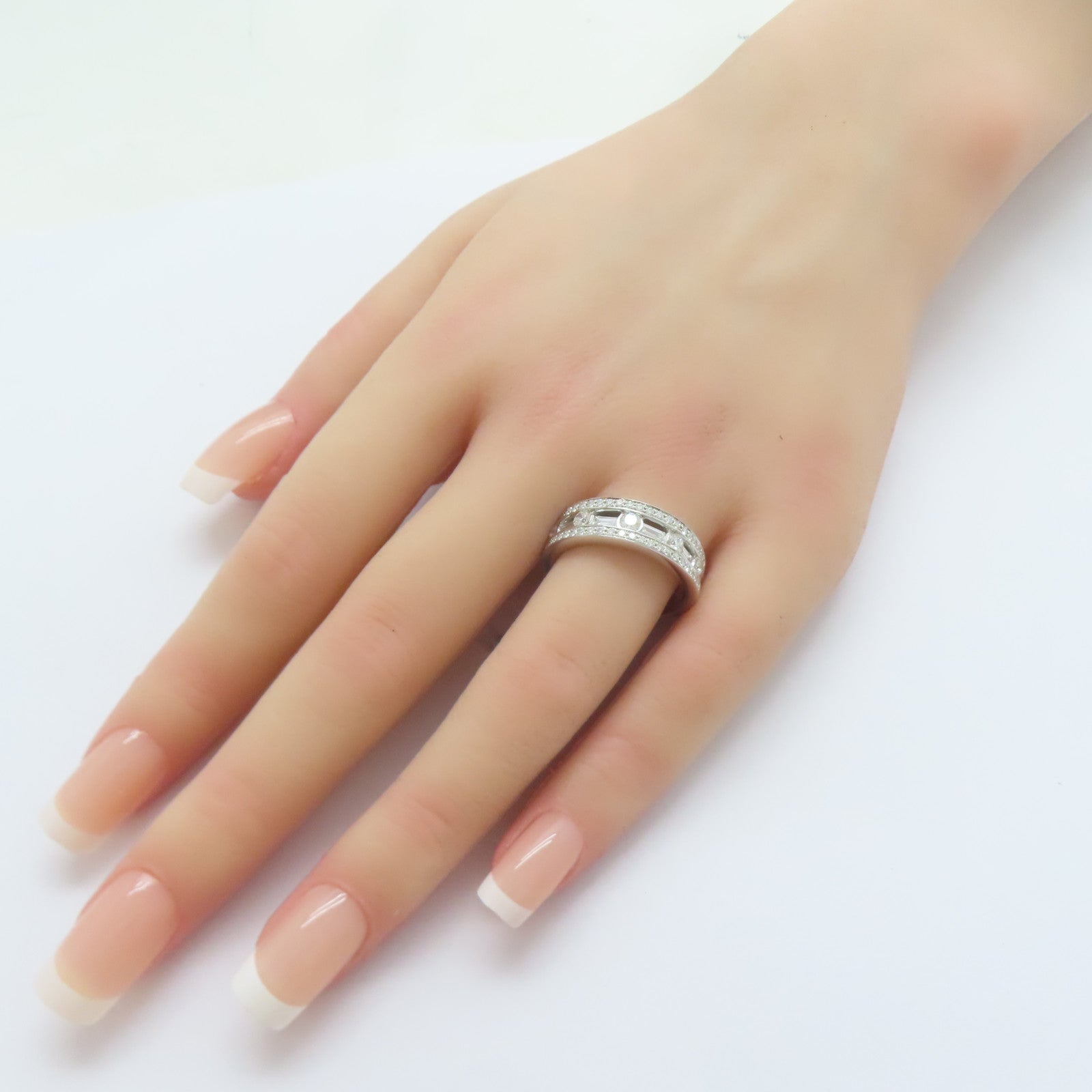 JEWELRY 18K白金Diamond Ring 0.89ct鑽石戒指US#8.5
