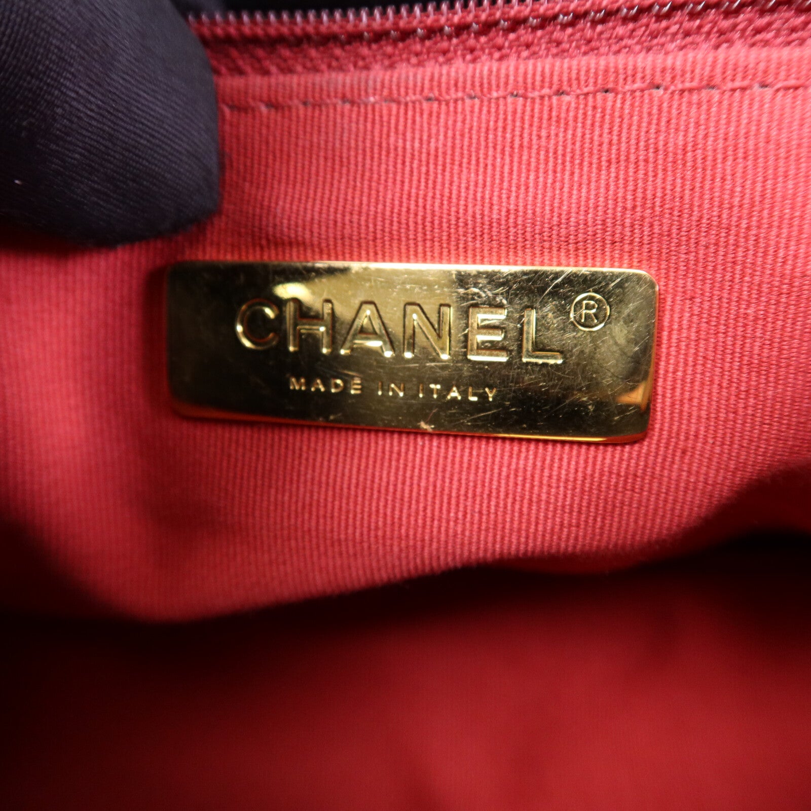 CHANEL 羊皮皮革Chanel 19鏈帶肩背袋