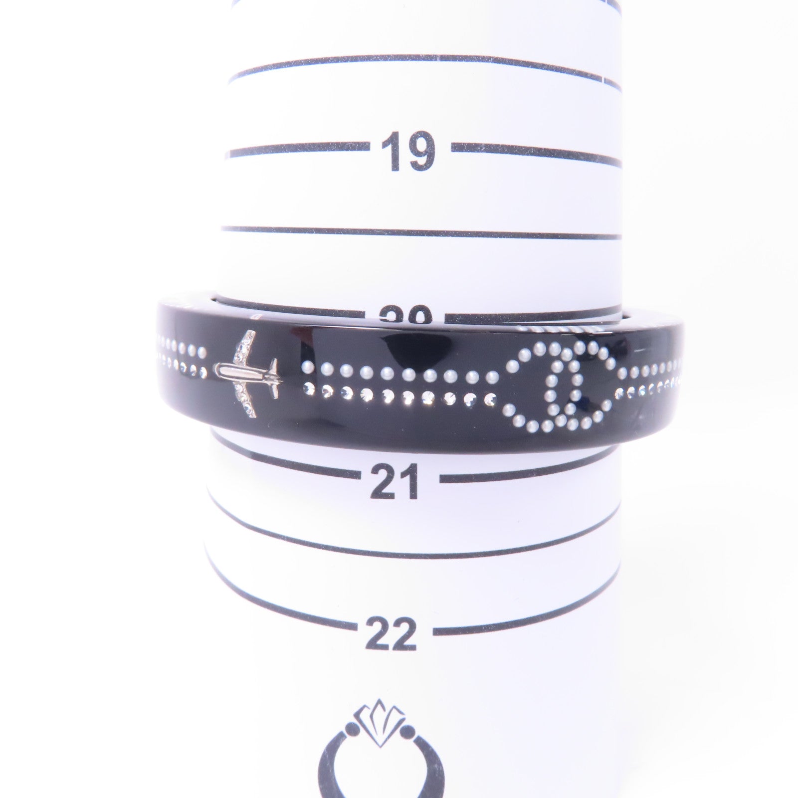 CHANEL PVC Bangle手鐲黑色