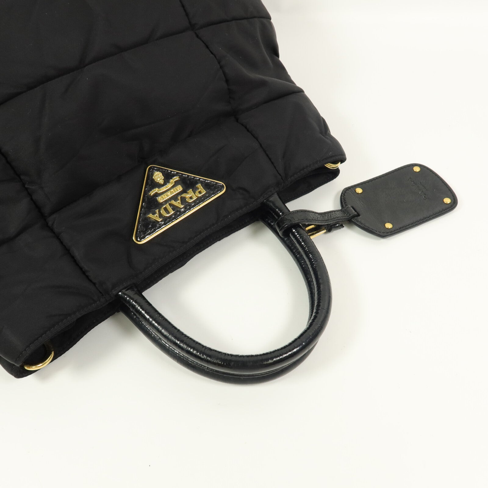 PRADA 尼龍Crispy Nylon Handbag手挽肩背兩用袋